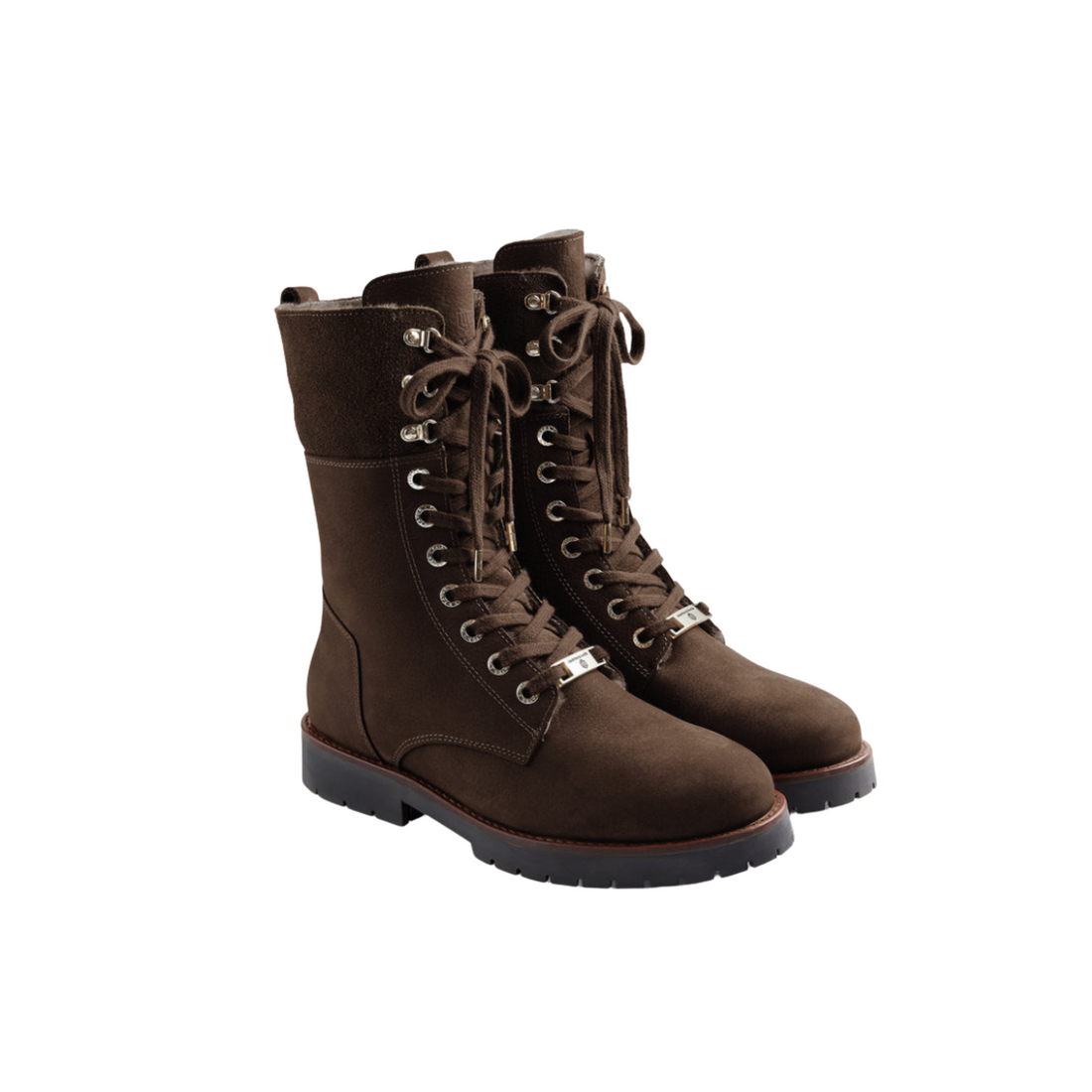 Anglesey Shearling Lined Boot Chocolate Nubuck
