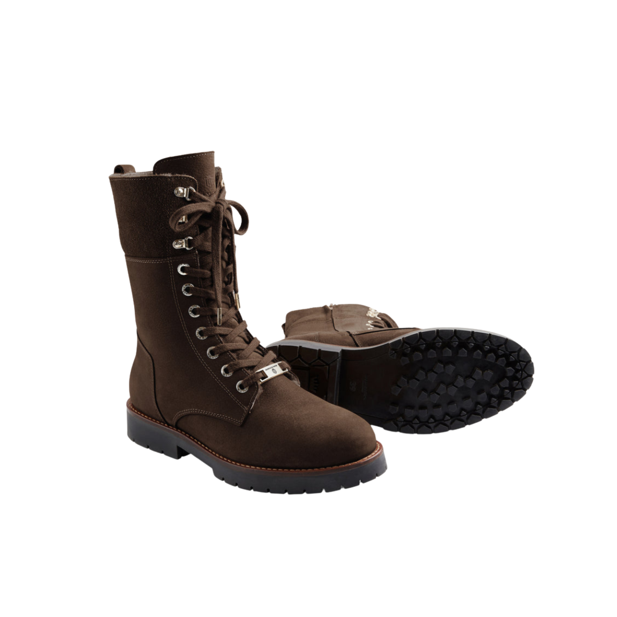 Anglesey Shearling Lined Boot Chocolate Nubuck