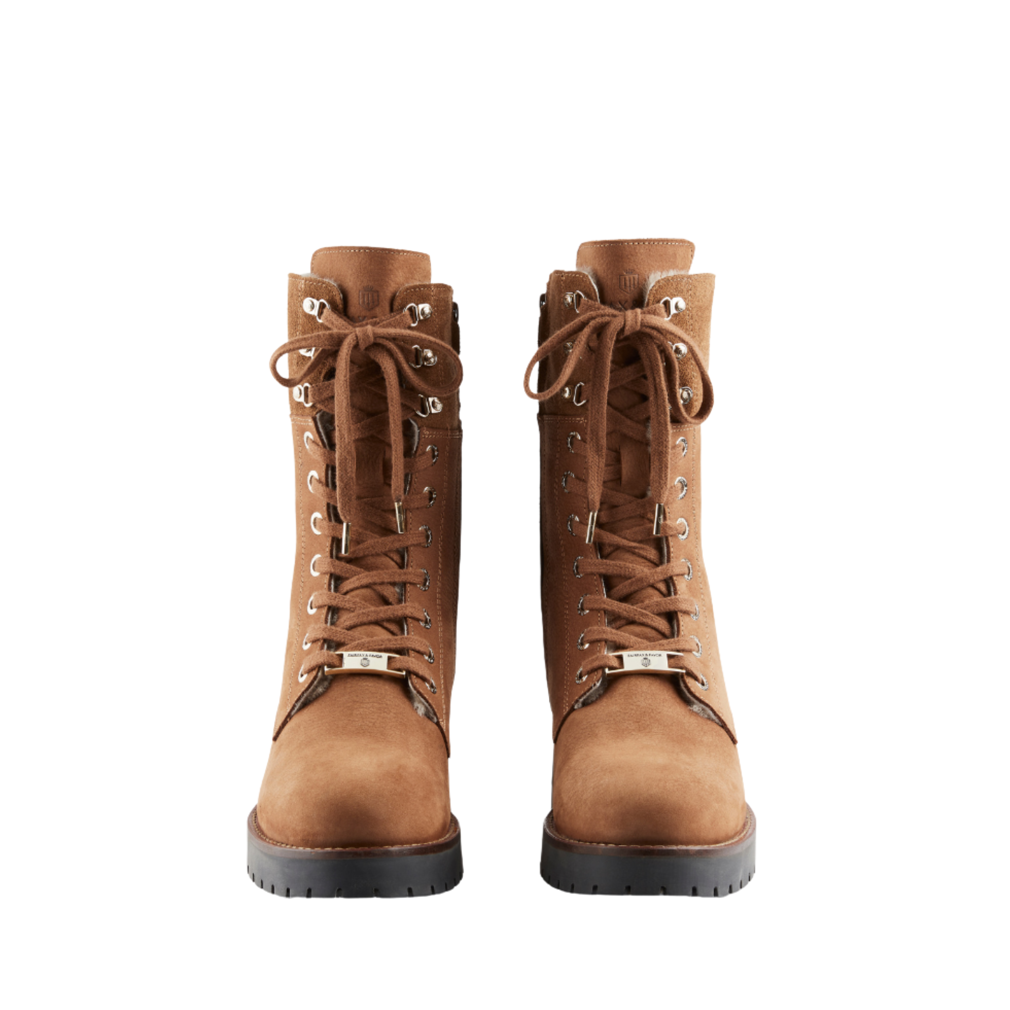 Anglesey Shearling Lined Boot Cognac Nubuck