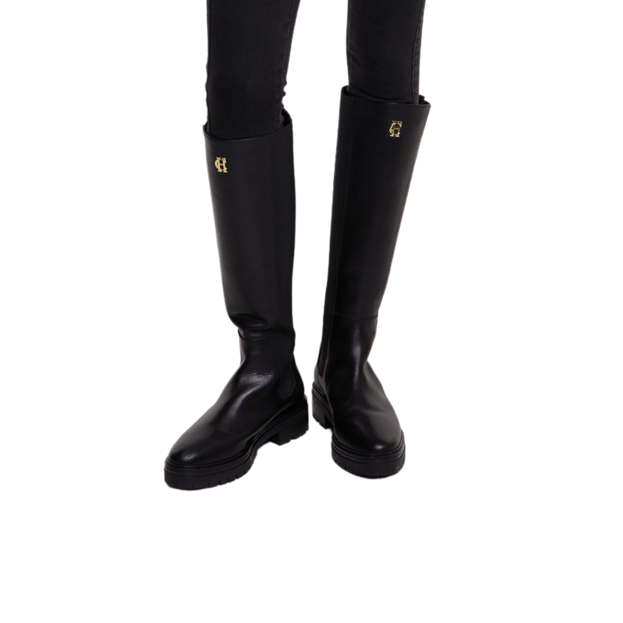 Astoria Knee Boot Black