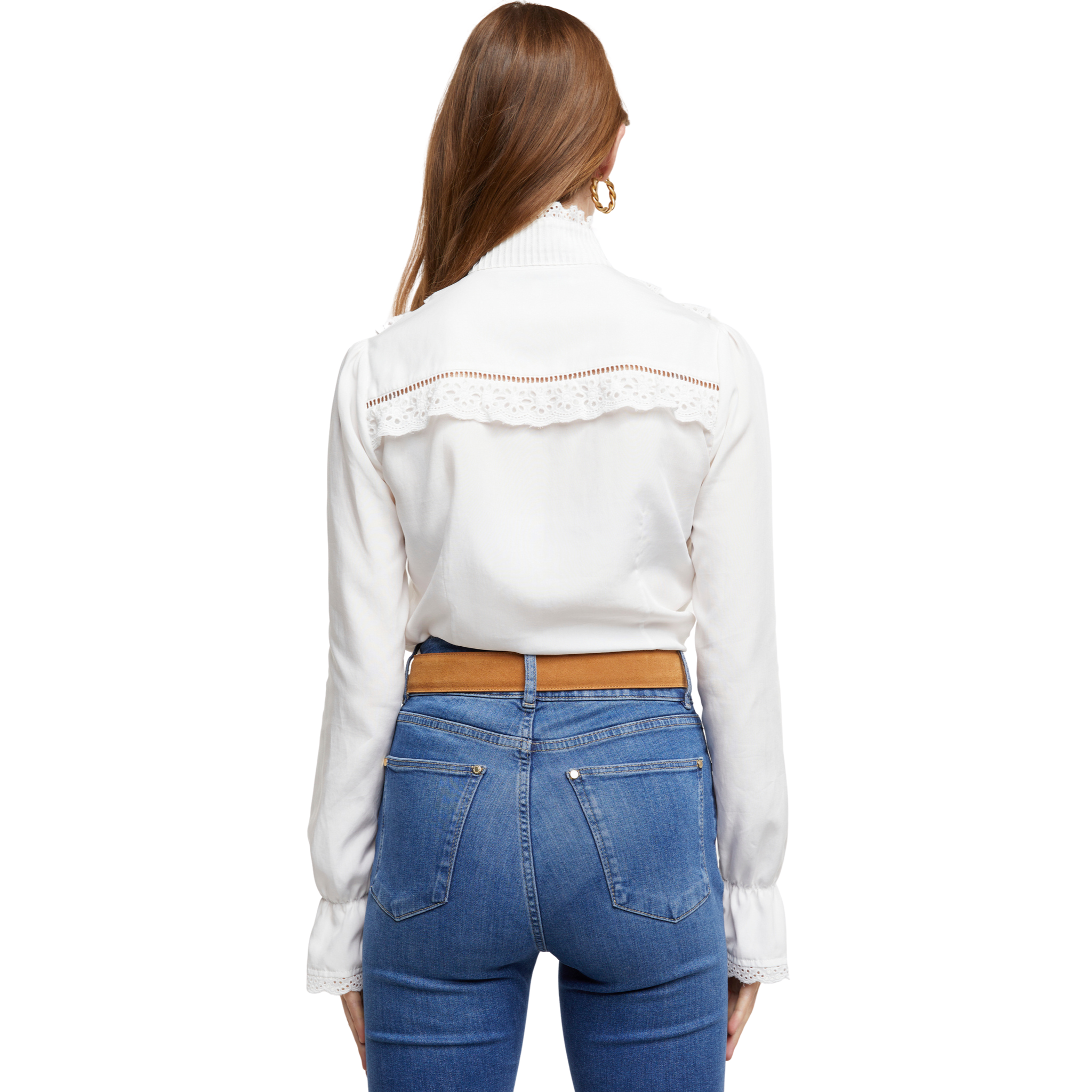Audley Lace Blouse White