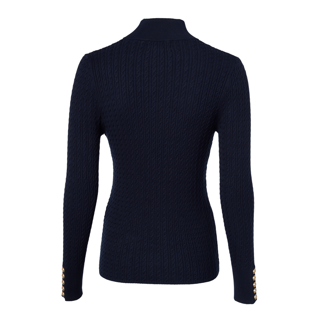 Ava Quarter Zip Knit Ink Navy