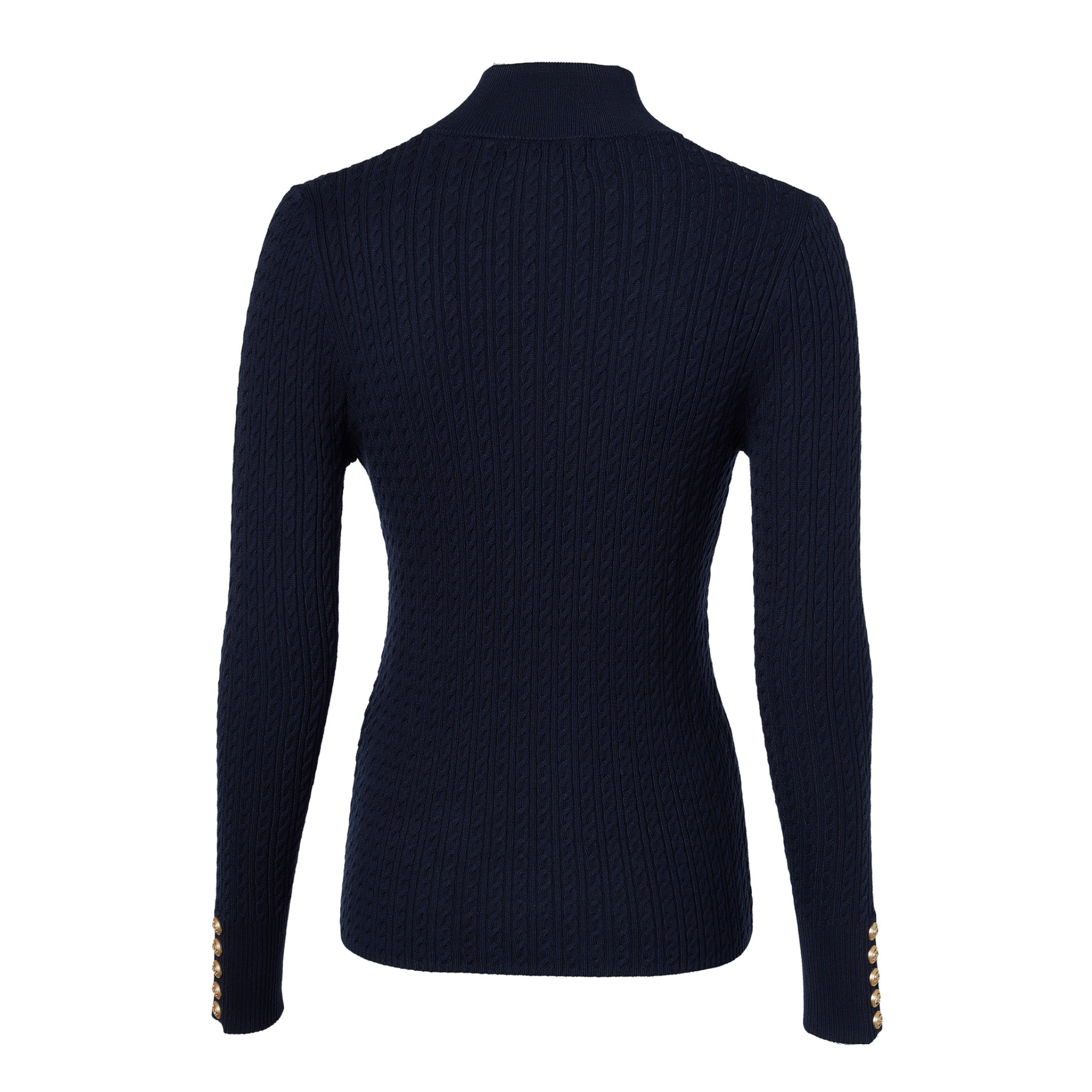 Ava Quarter Zip Knit Ink Navy