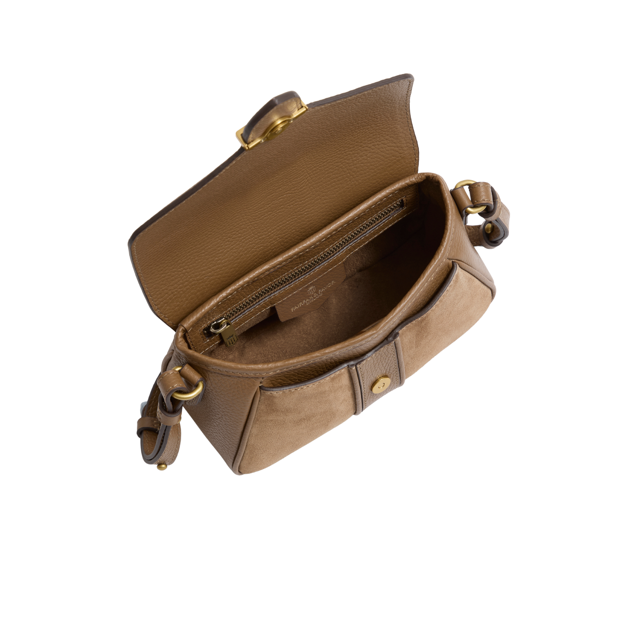 Aviemore Cross Body Tan Suede