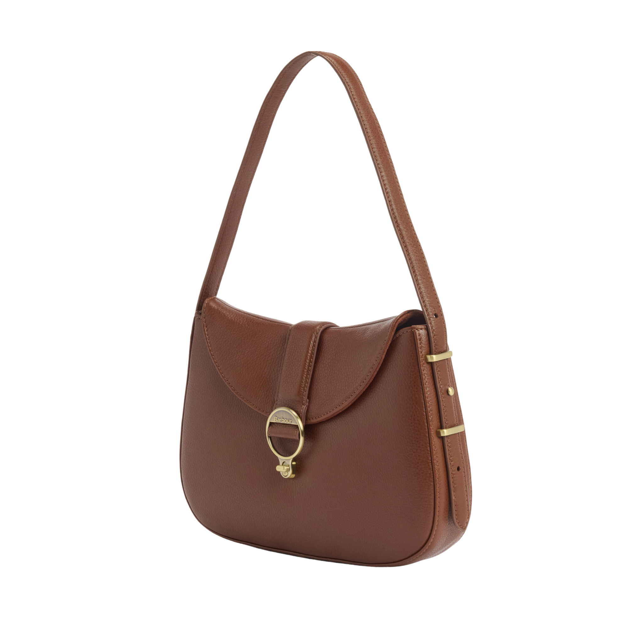 Barbour Alder Leather Sling Bag Brown