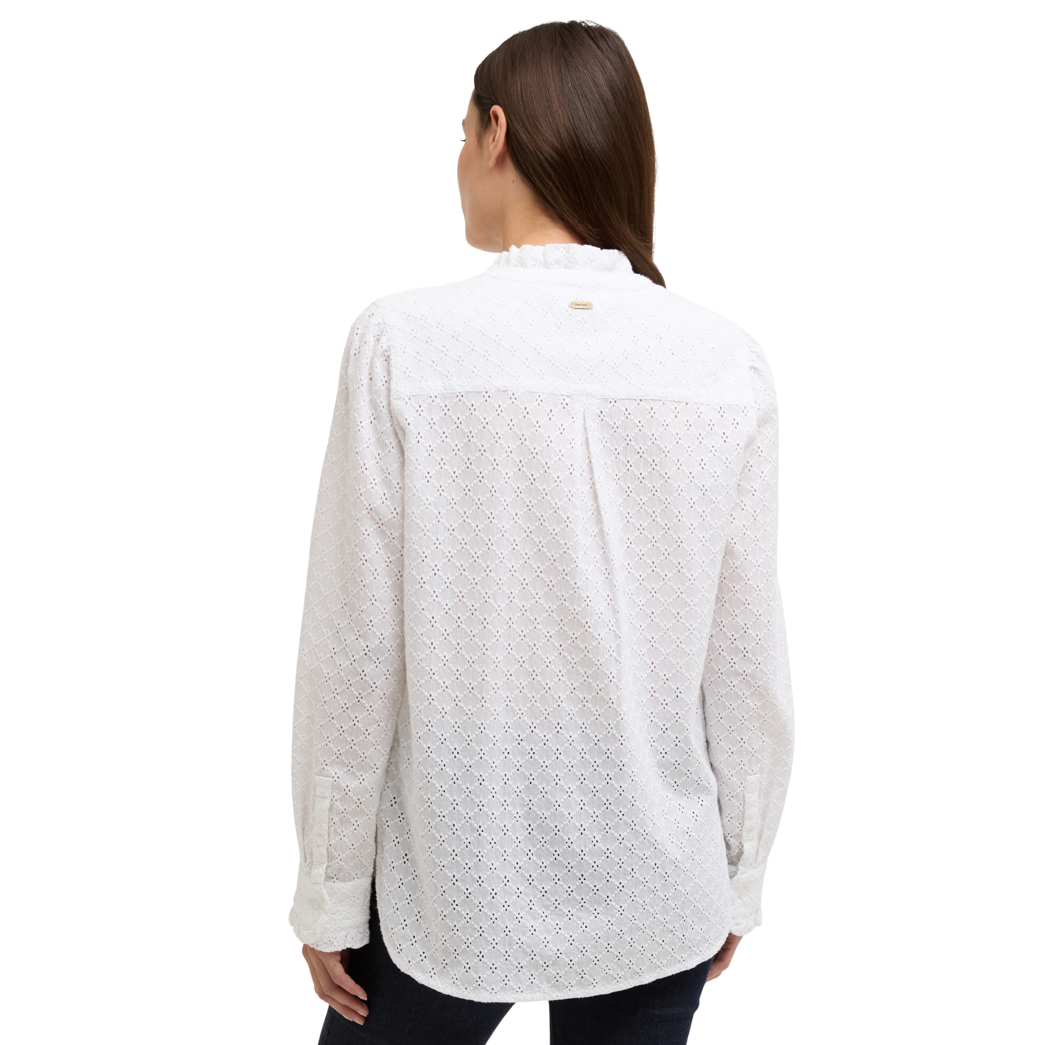 Cynthia Broderie Shirt White
