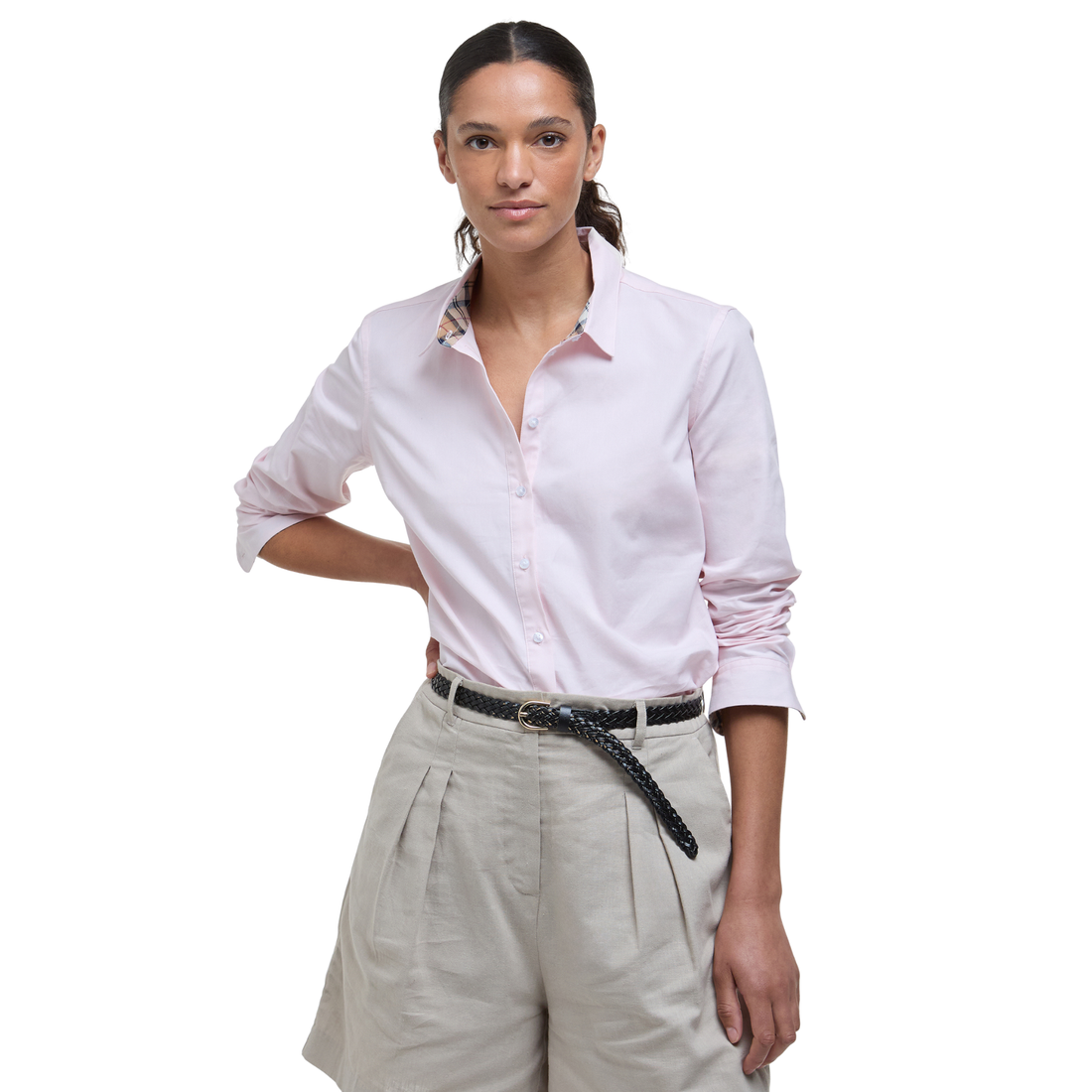 Derwent Shirt Pink/Hessian Tartan