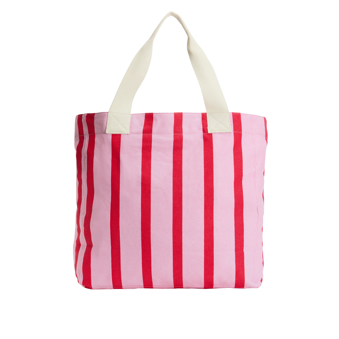 Barbour Emily Stripe Tote Bag Cherry Blossom