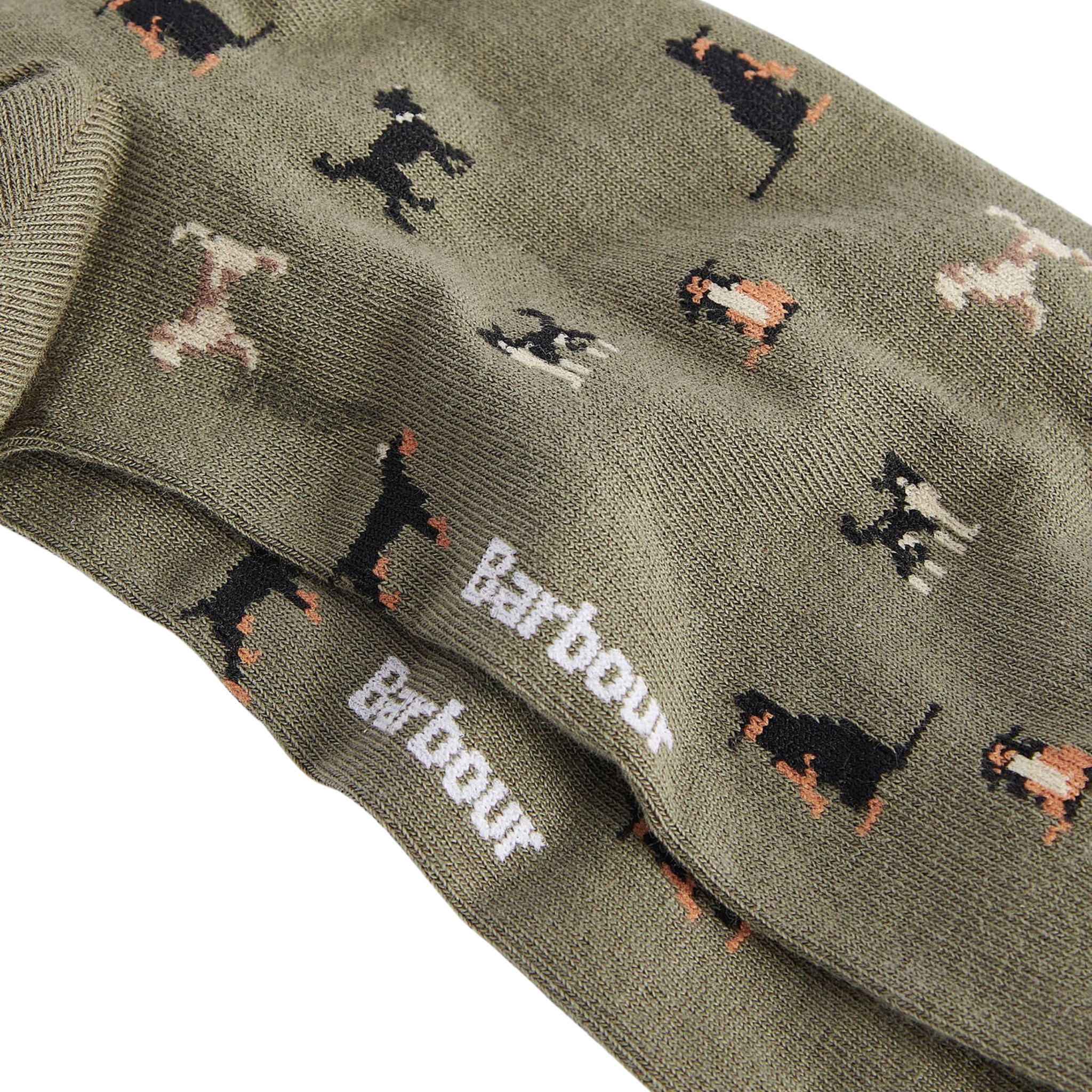 Barbour Mavin Socks Olive Dog