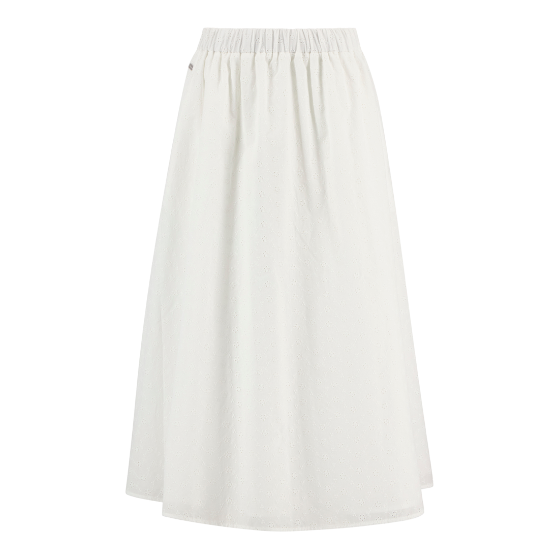 Melody Midi Skirt White