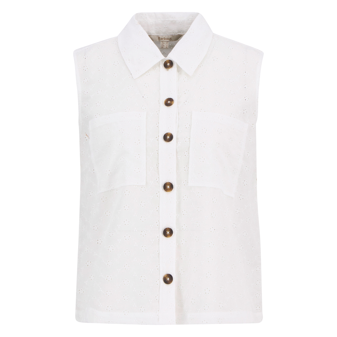 Melody Sleeveless Shirt White