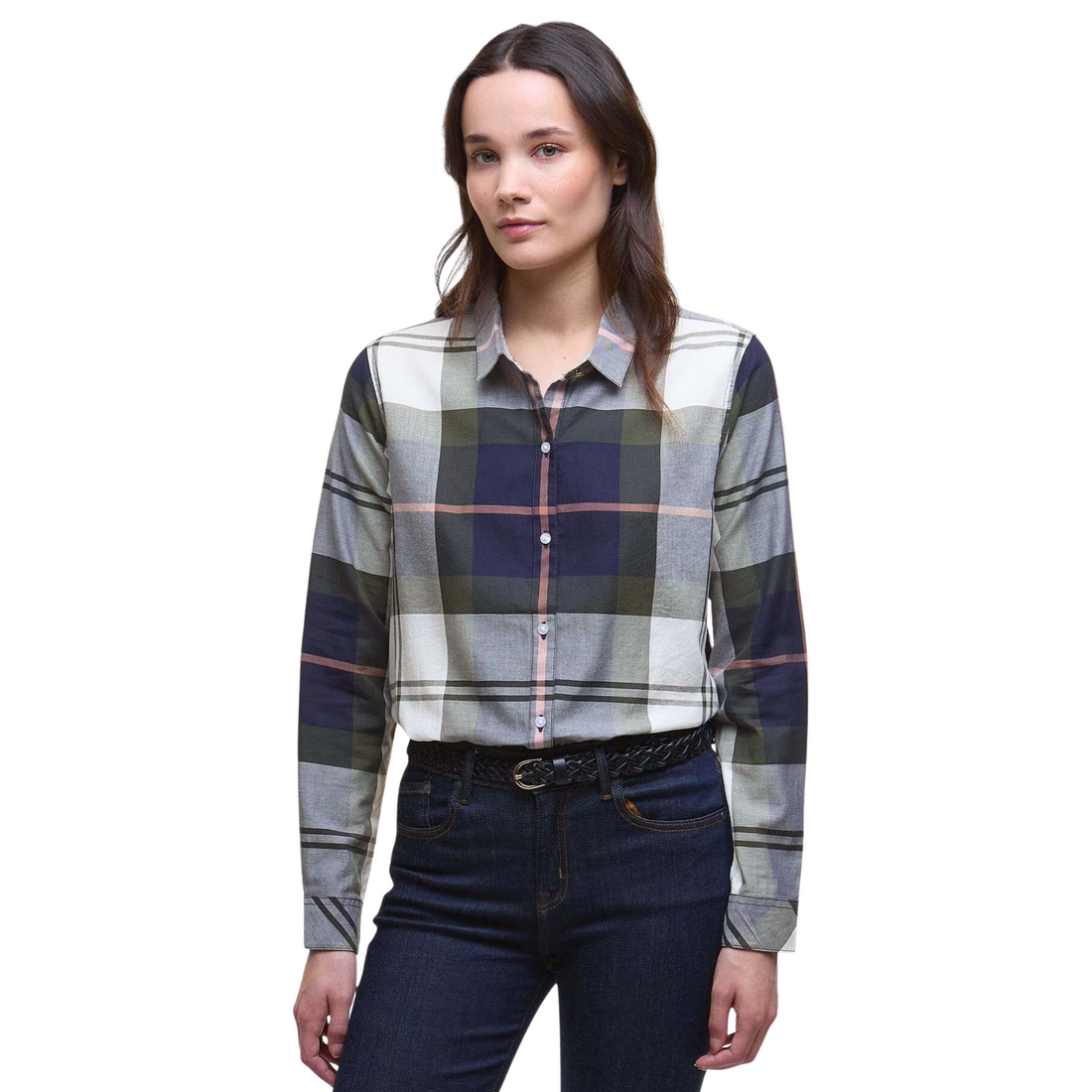 Barbour Moorland Shirt Navy/Arabesque Check