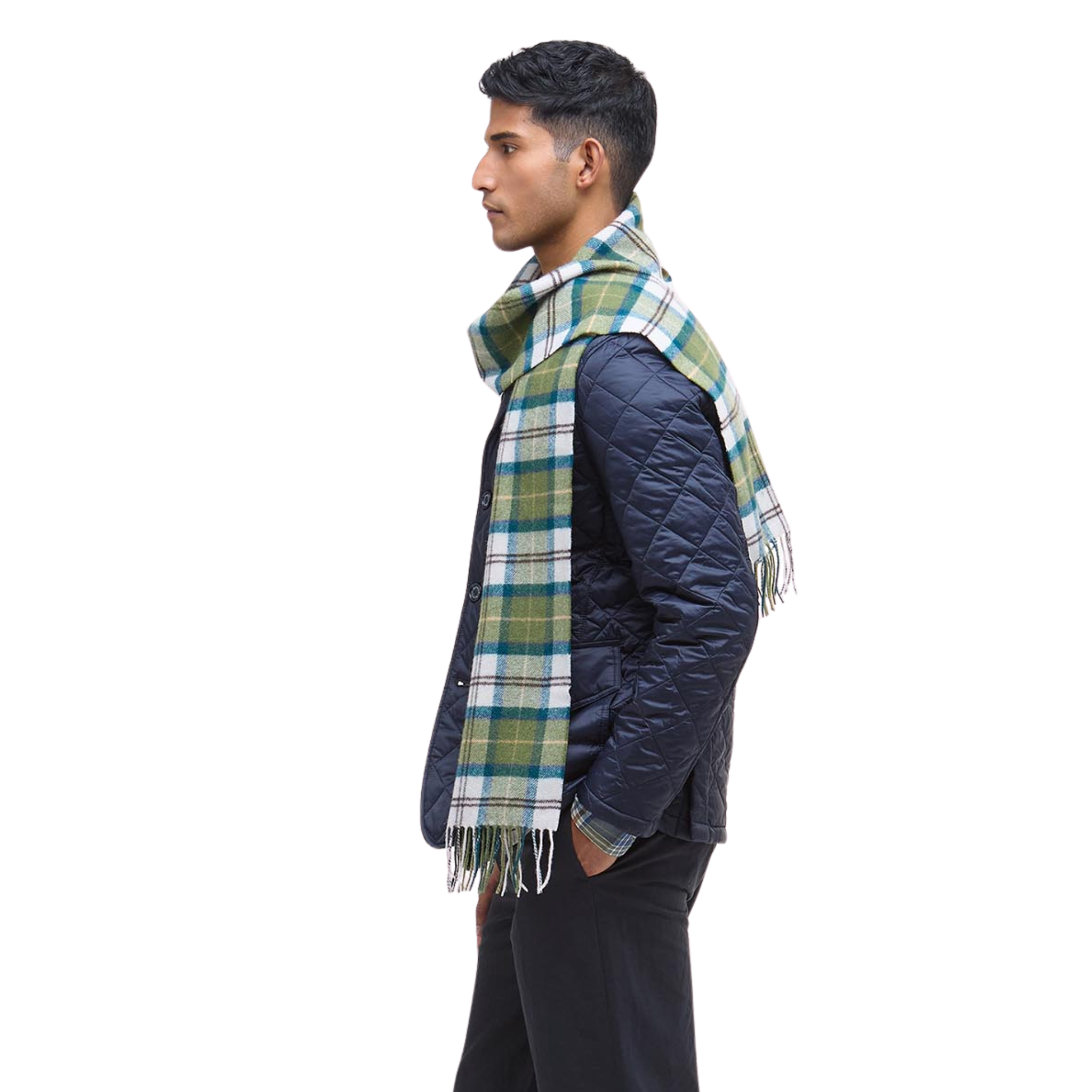 Barbour Tartan Lambswool Scarf Ancient