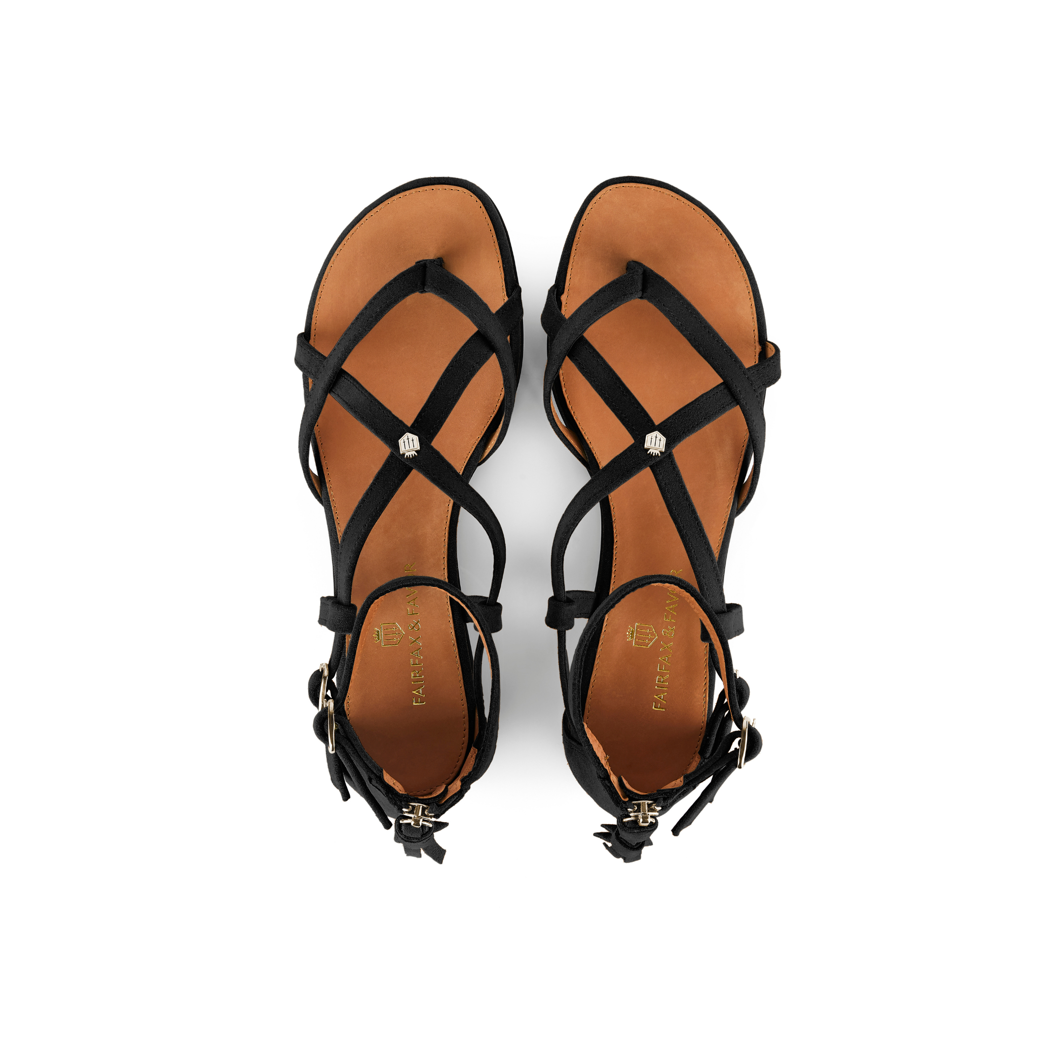 Brancaster Sandal Black Suede
