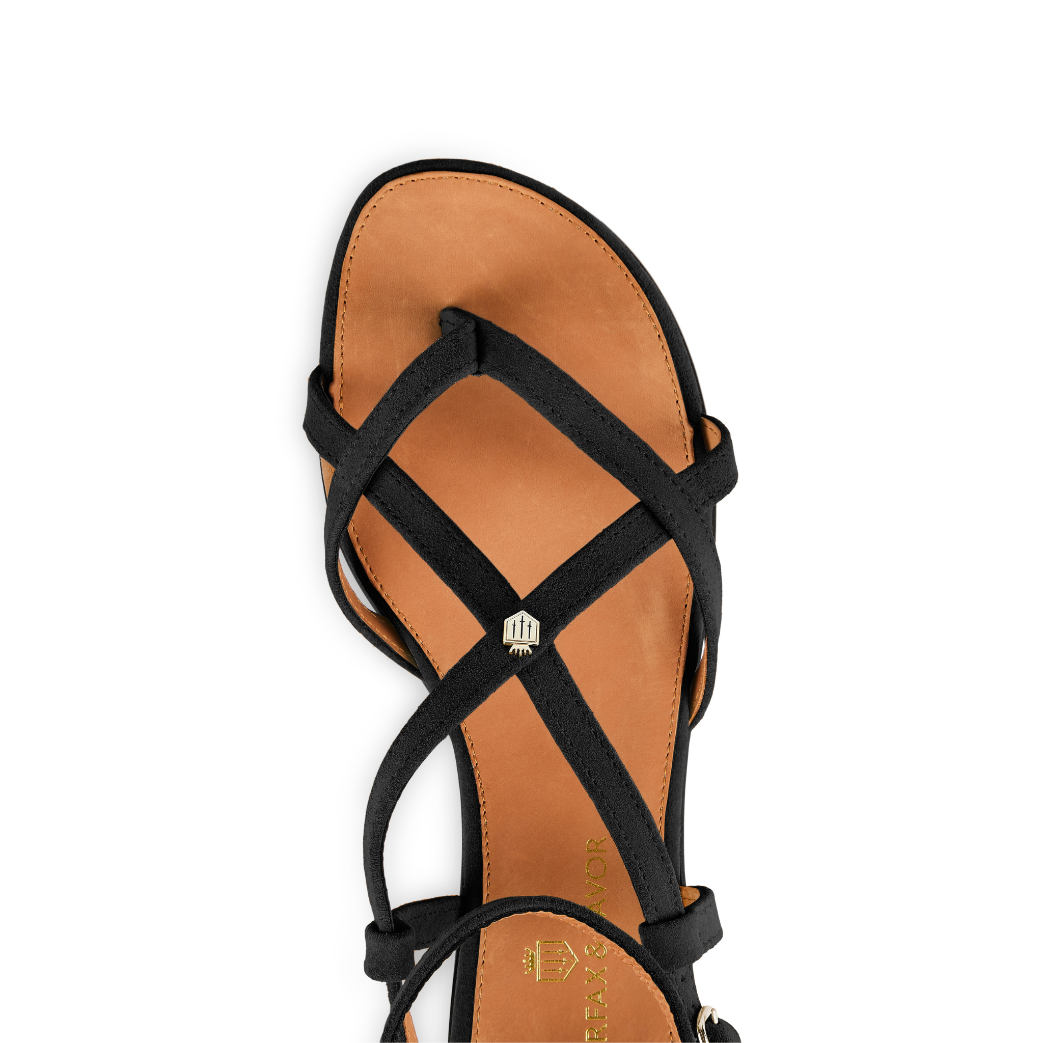 Brancaster Sandal Black Suede