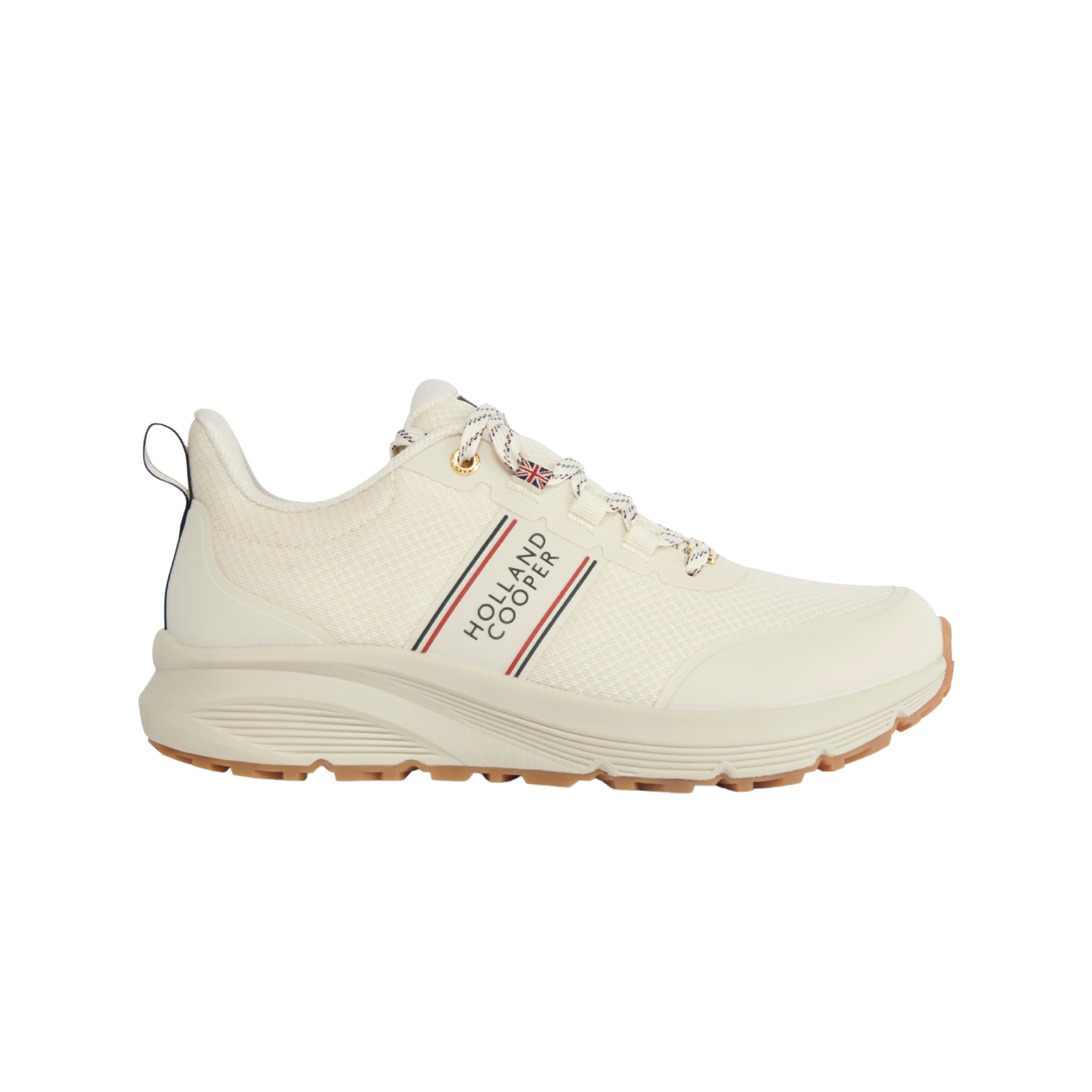 Burghley Waterproof Trainer Ecru