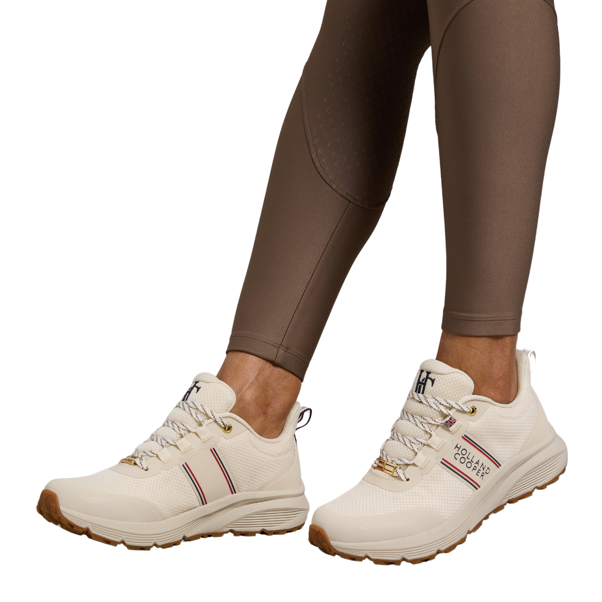 Burghley Waterproof Trainer Ecru