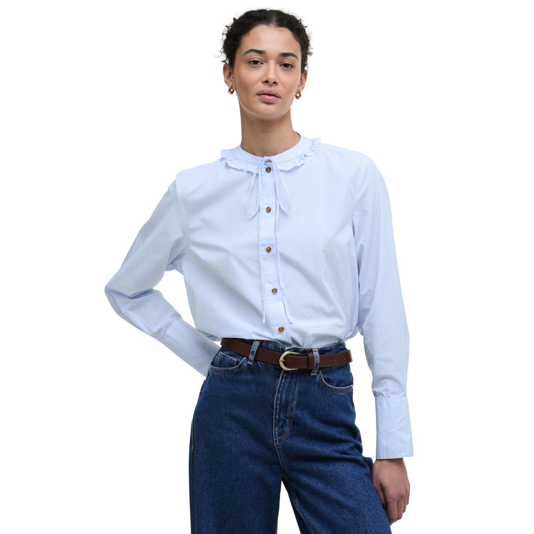 Cecelia Shirt Ice Blue Stripe