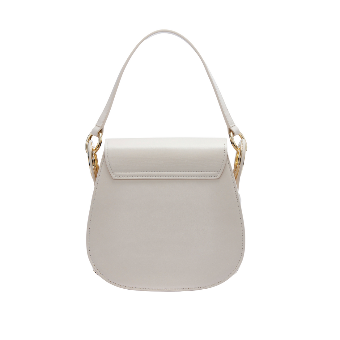 Chelsea Saddle Bag Cream Leather