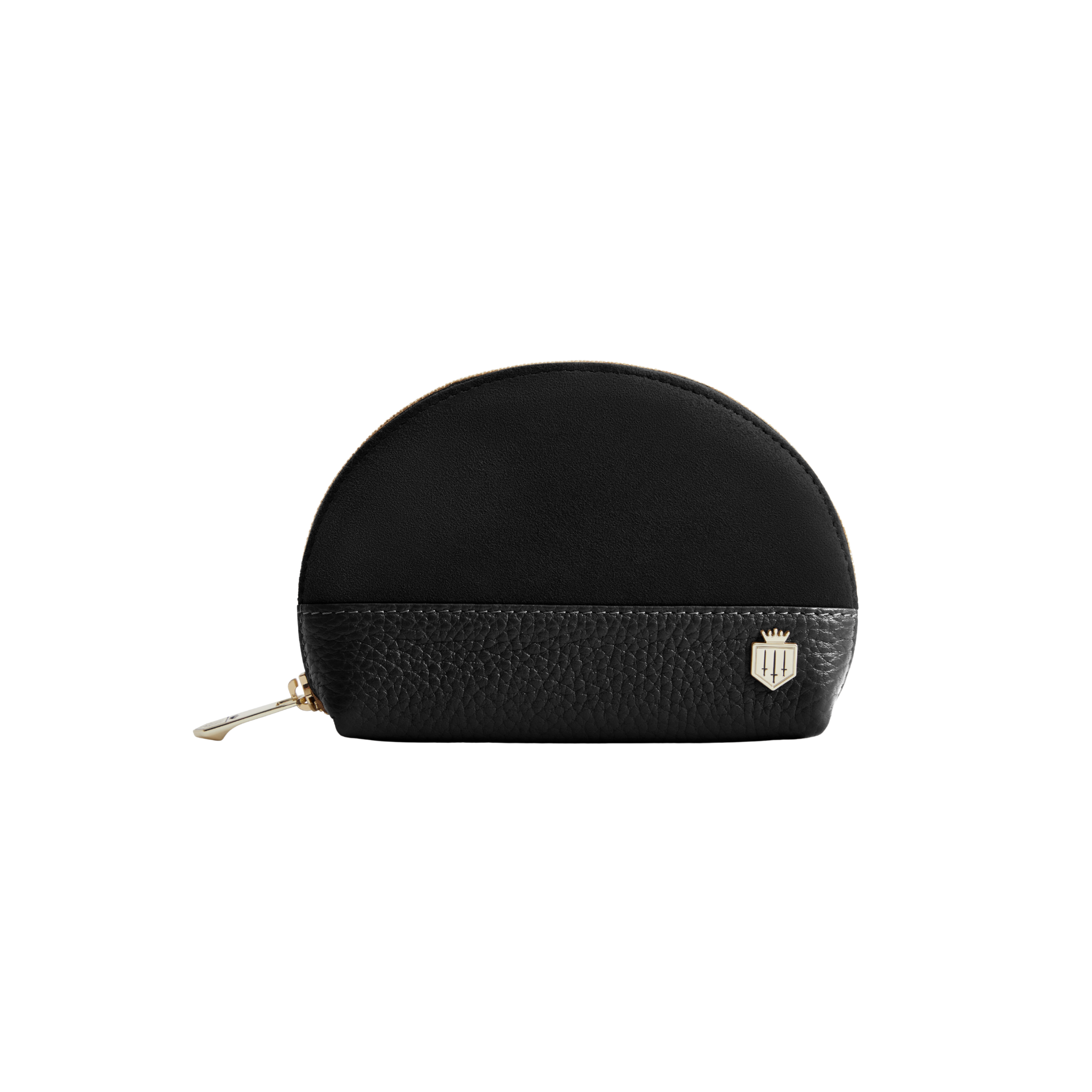Chiltern Coin Purse Black Suede