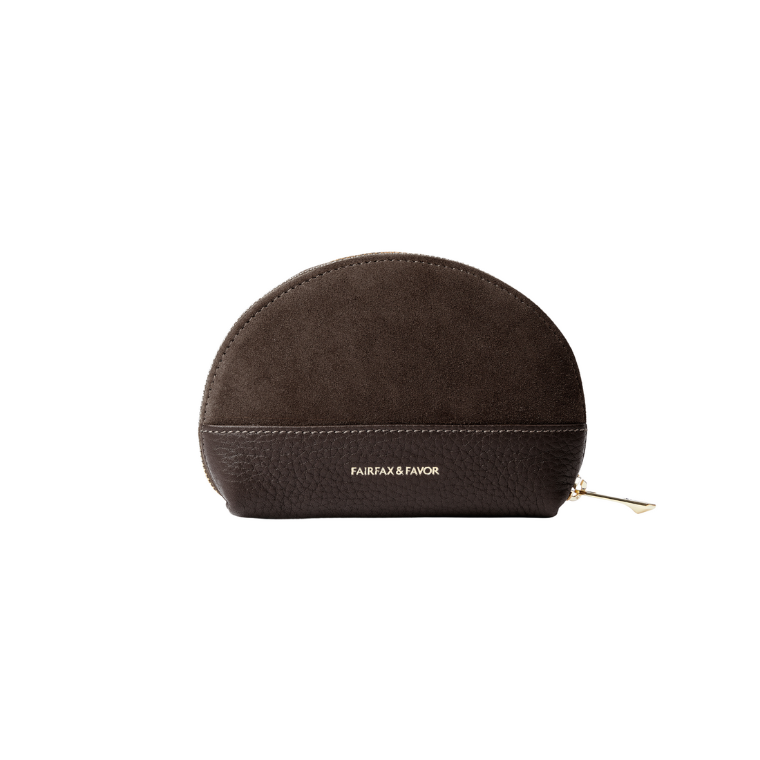 Chiltern Coin Purse Chocolate Suede