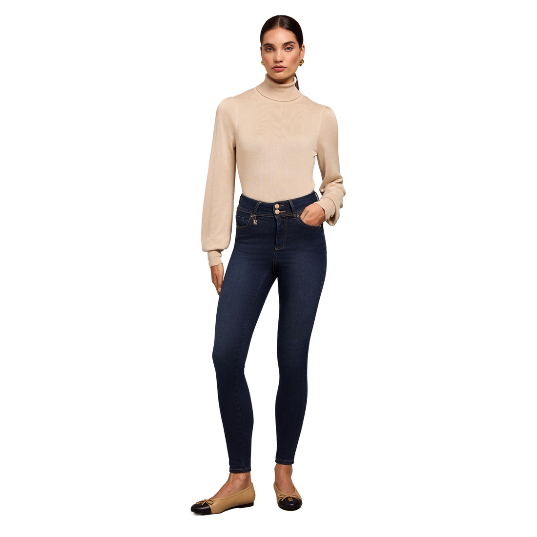 Contour Skinny Jean Deep Indigo
