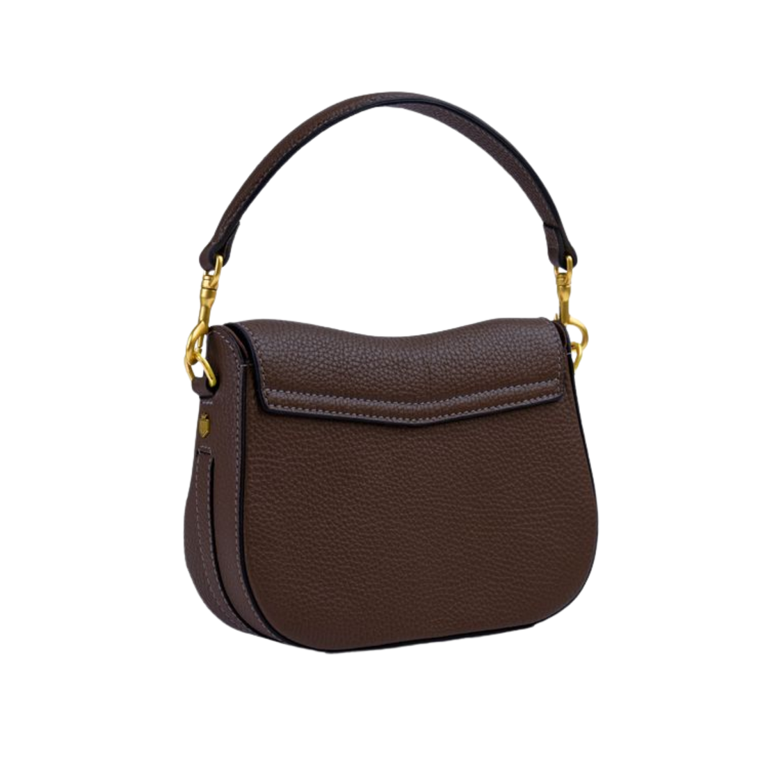 Connie Top Handle Mahogany Leather