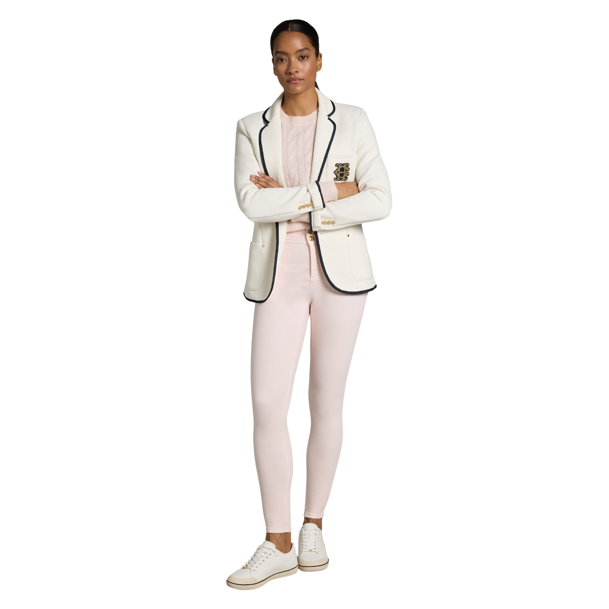 Contour Skinny Jean Blush Pink
