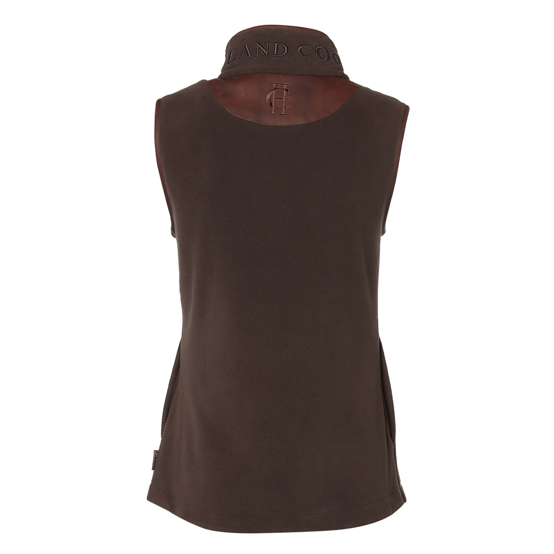 Country Fleece Gilet Chocolate