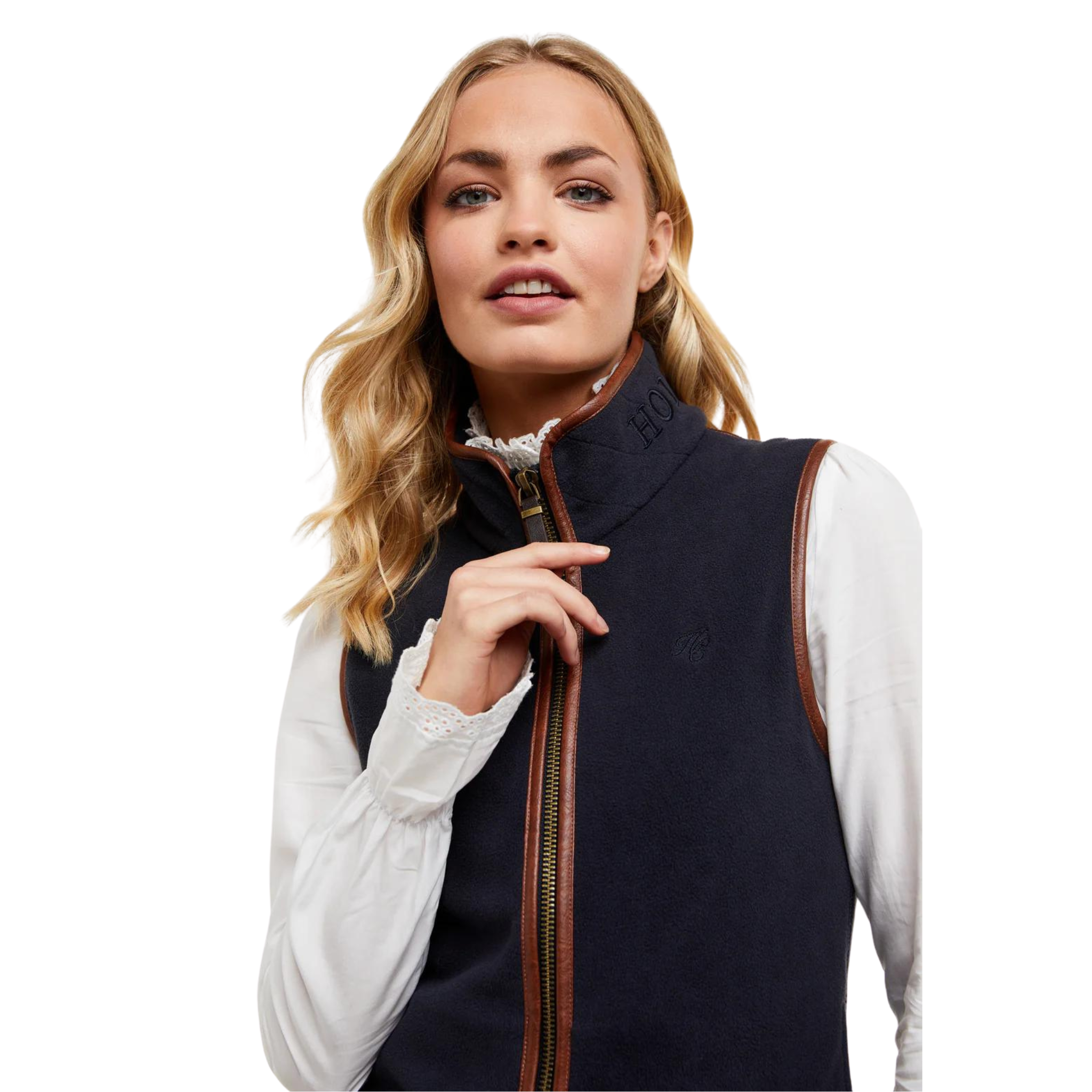 Country Fleece Gilet Ink Navy