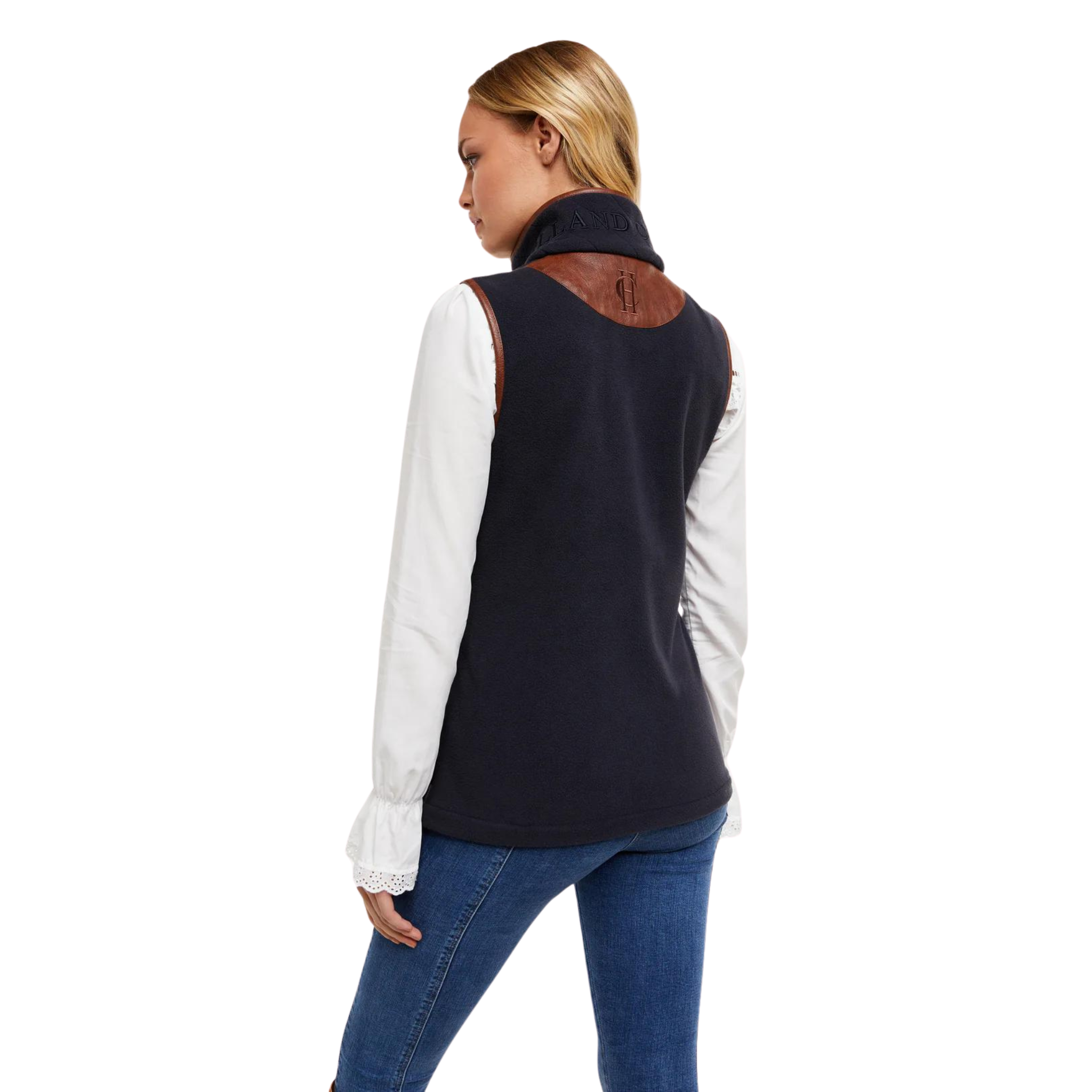 Country Fleece Gilet Ink Navy