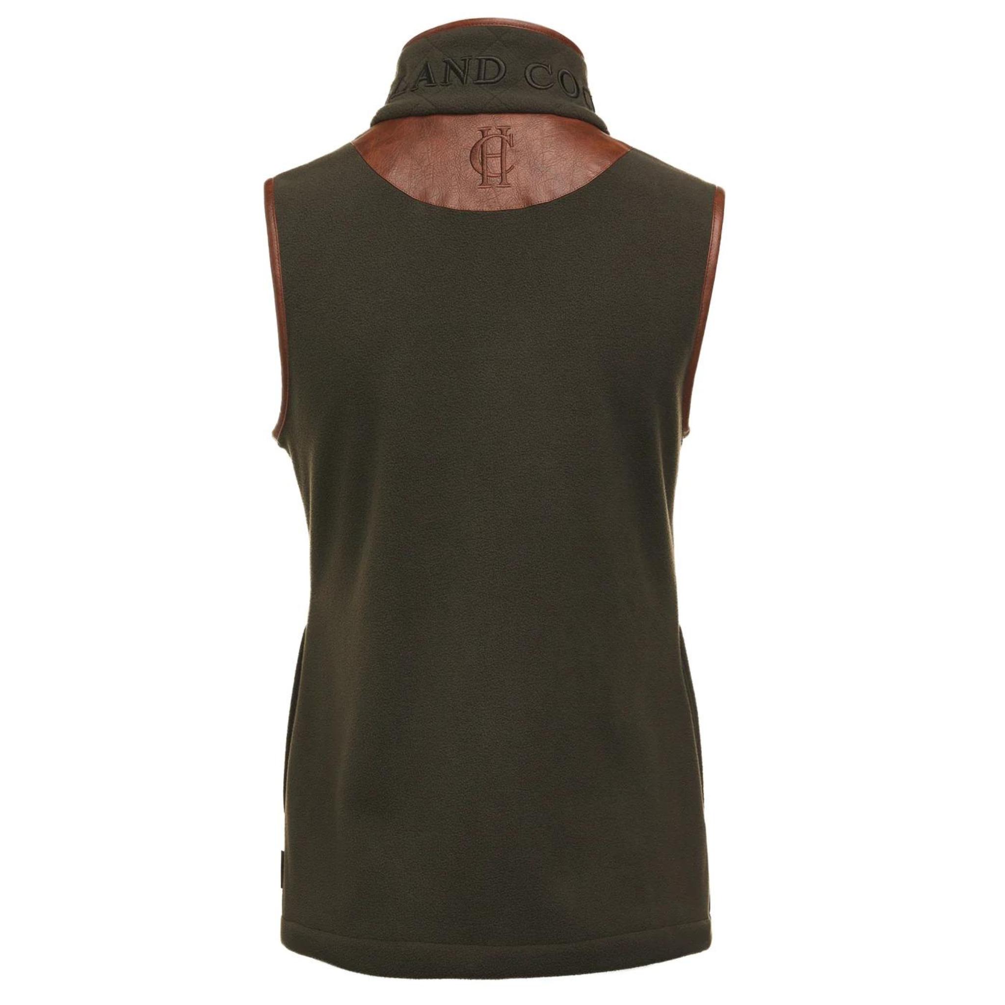 Country Fleece Gilet Khaki