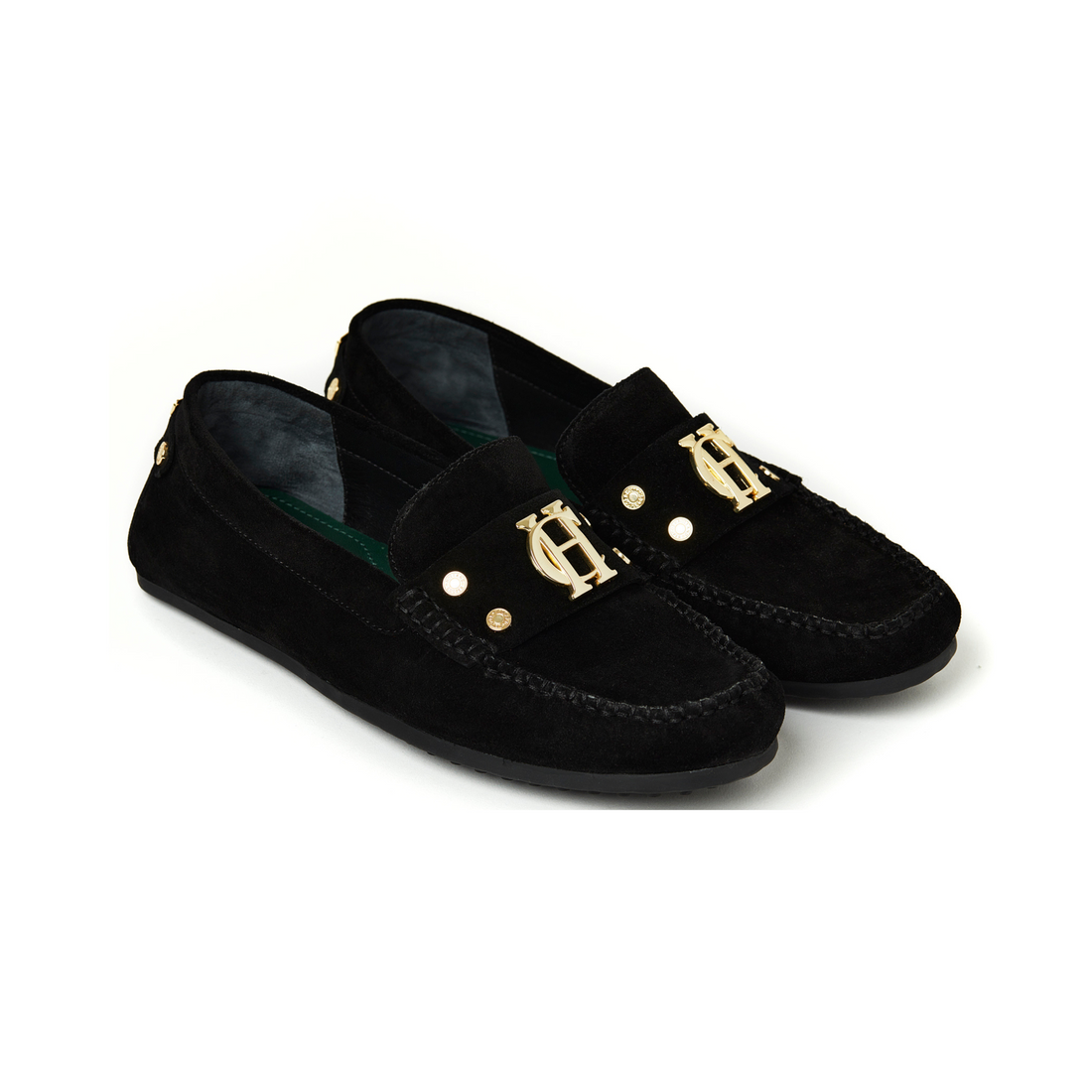 The Driving Loafer Black Suede