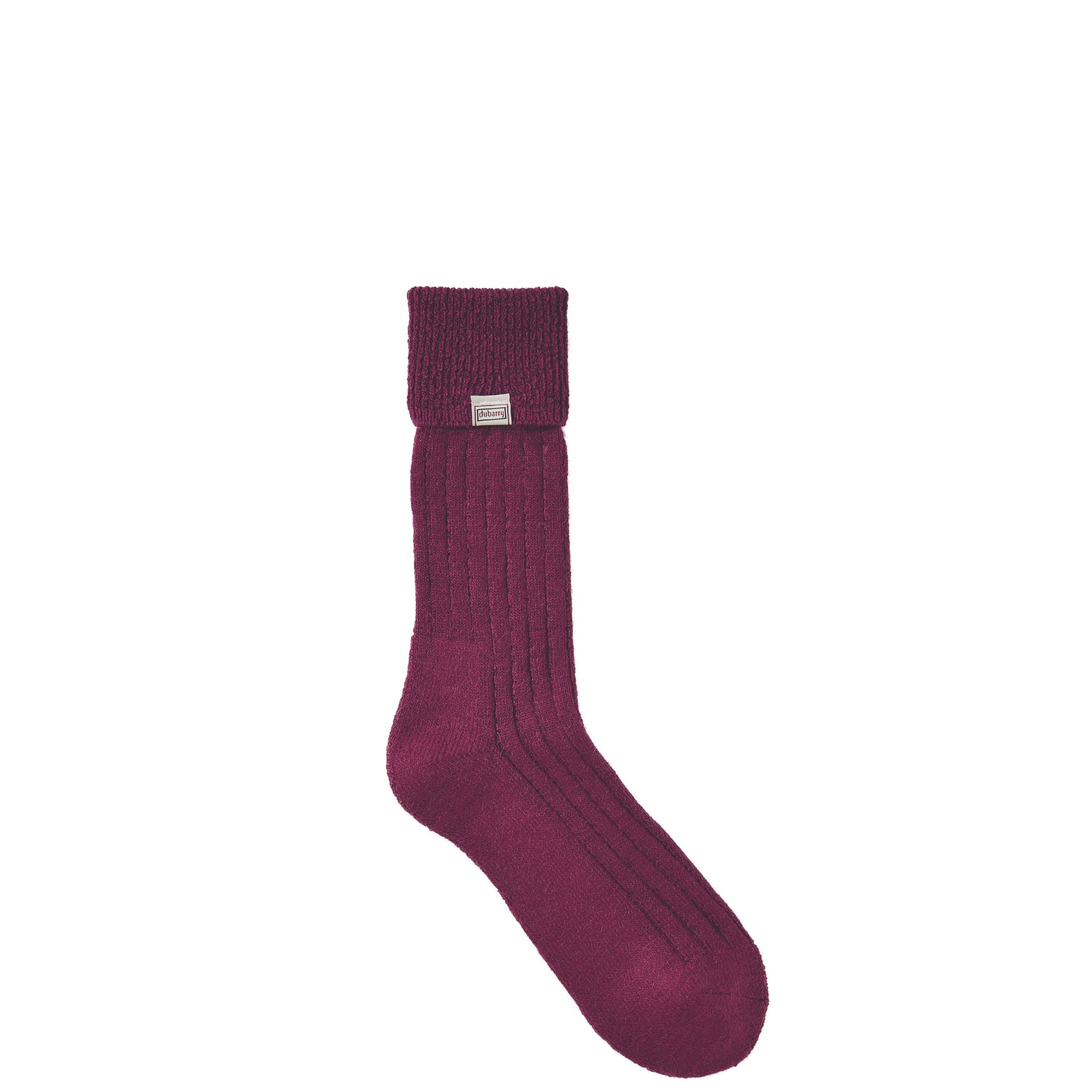 Holycross Alpaca Socks Currant