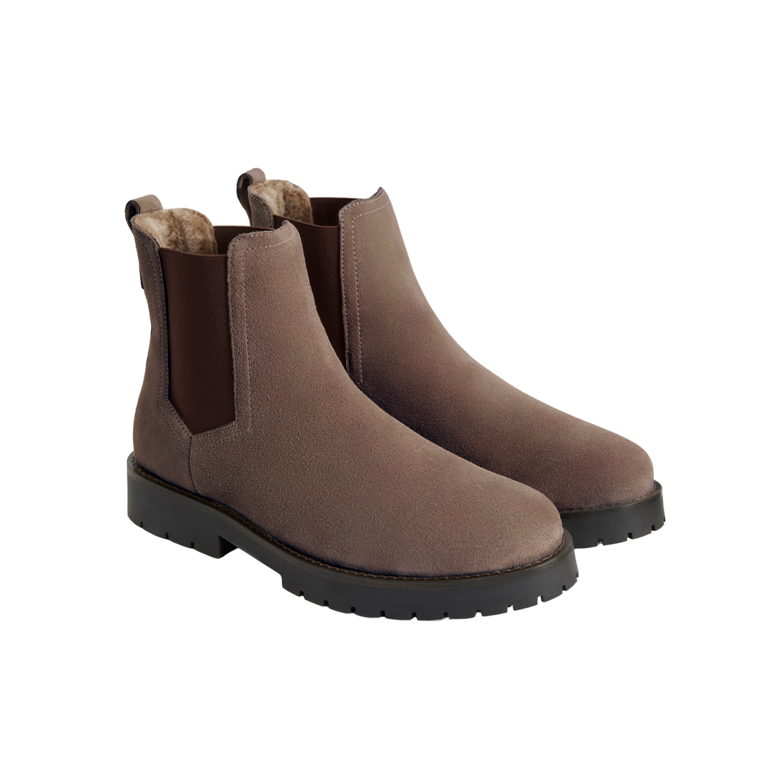 Boudica Deep Taupe Suede
