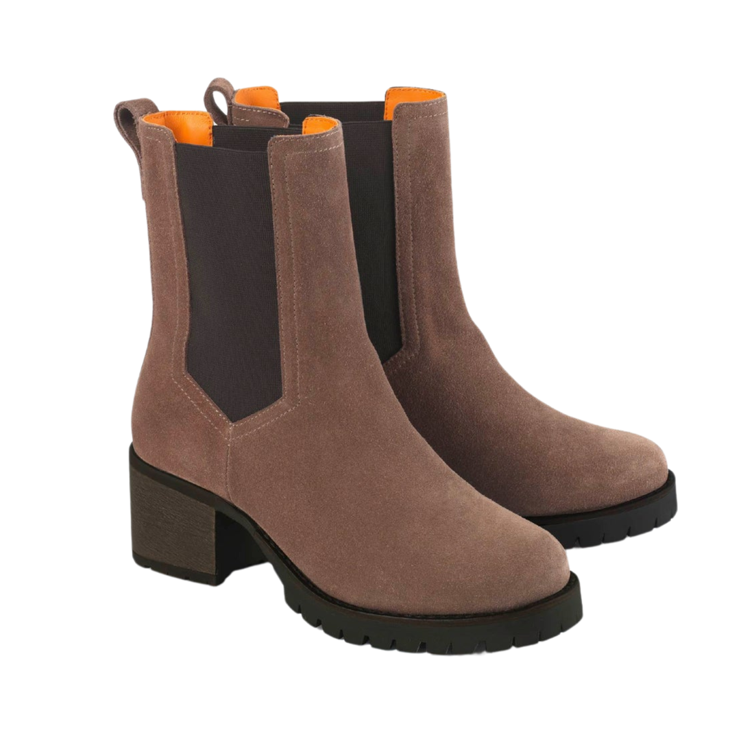 Heeled Boudica Deep Taupe Suede (Stockist Exclusive)