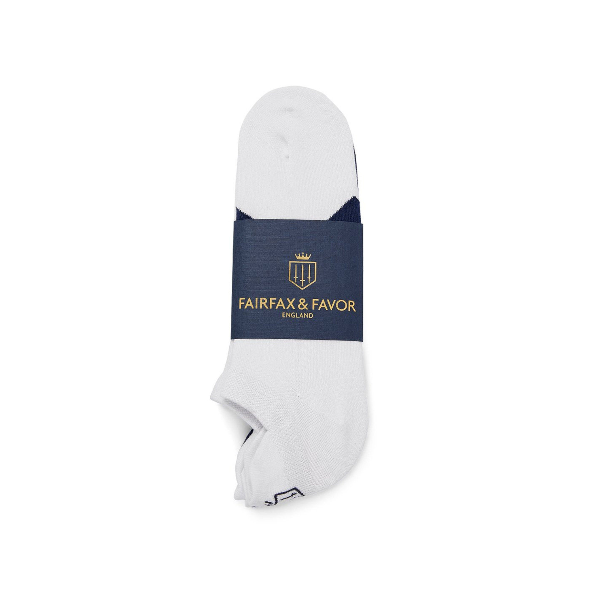 The Signature Trainer Socks Tan/ Navy