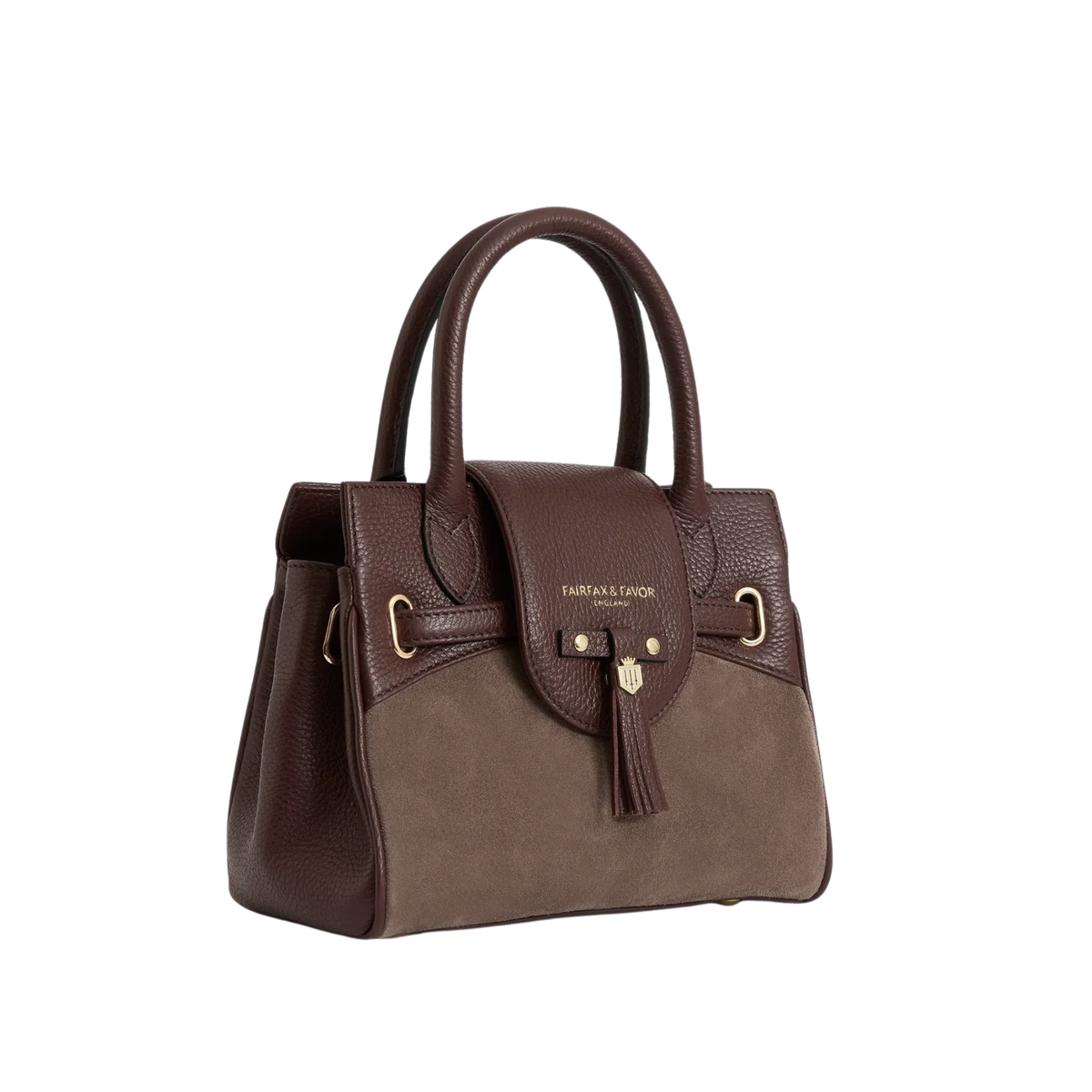 Mini Windsor Handbag Port & Deep Taupe (Stockist Exclusive)
