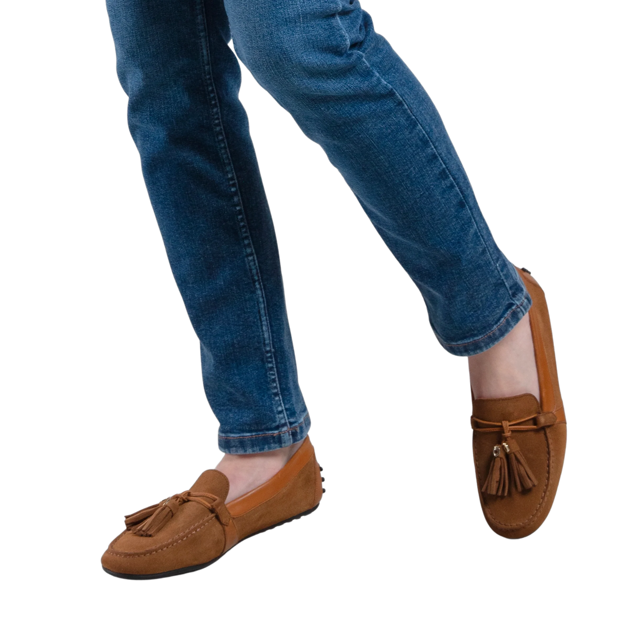 Rutland Driver Tan Suede