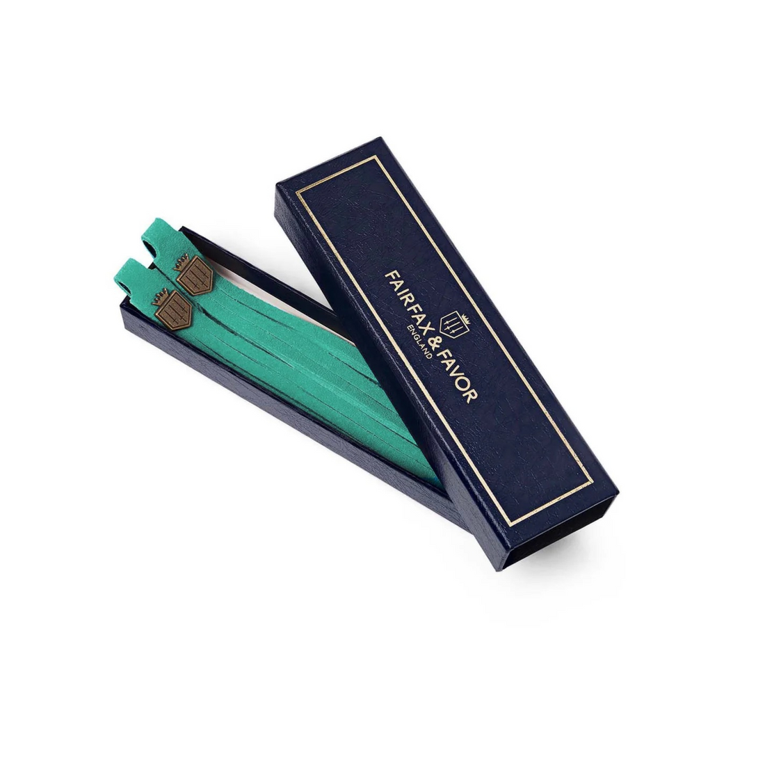 Fairfax & Favor Boot Tassels Aquamarine