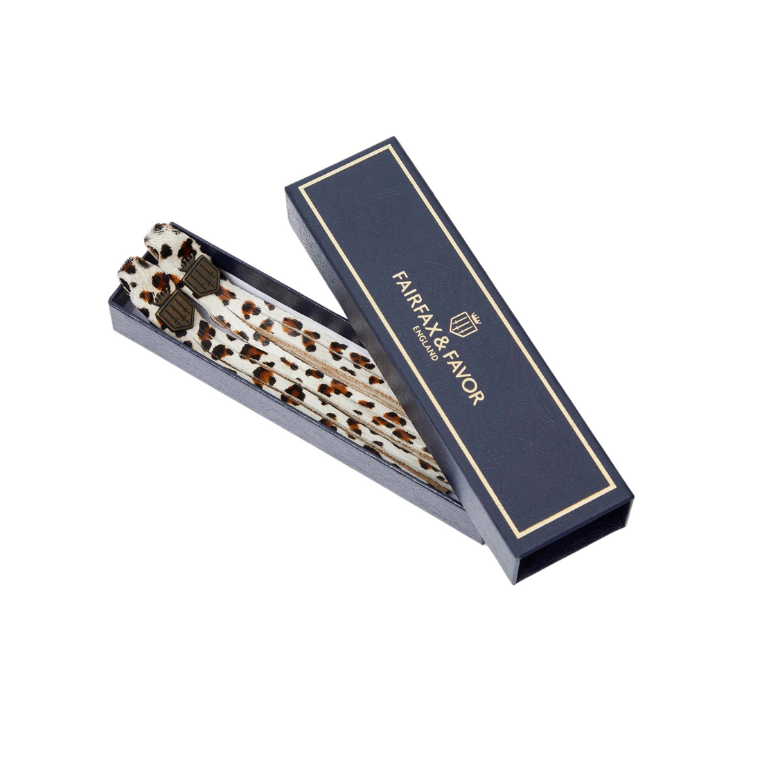 Fairfax & Favor Boot Tassels Snow Leopard