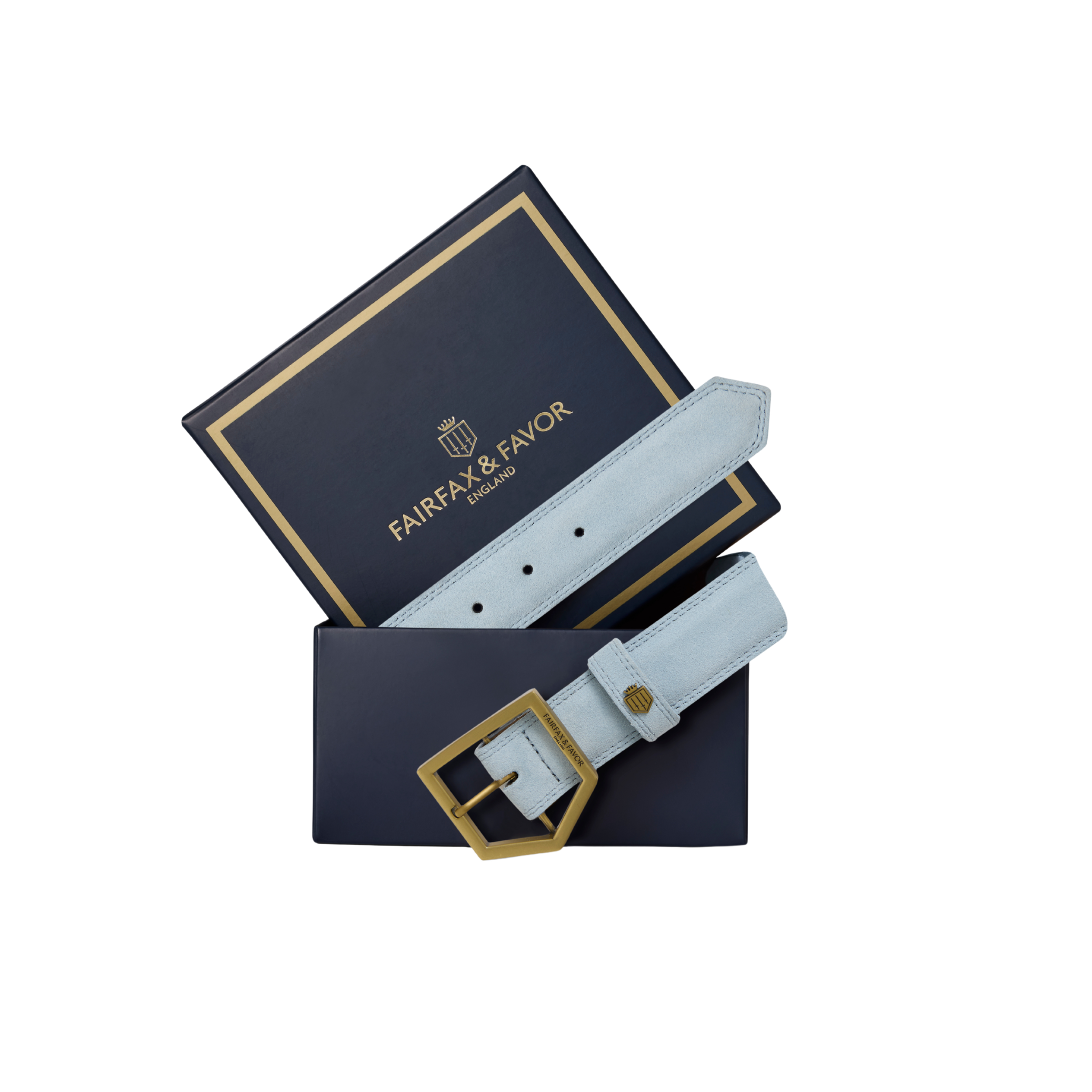 Felbrigg Belt Sky Blue Suede