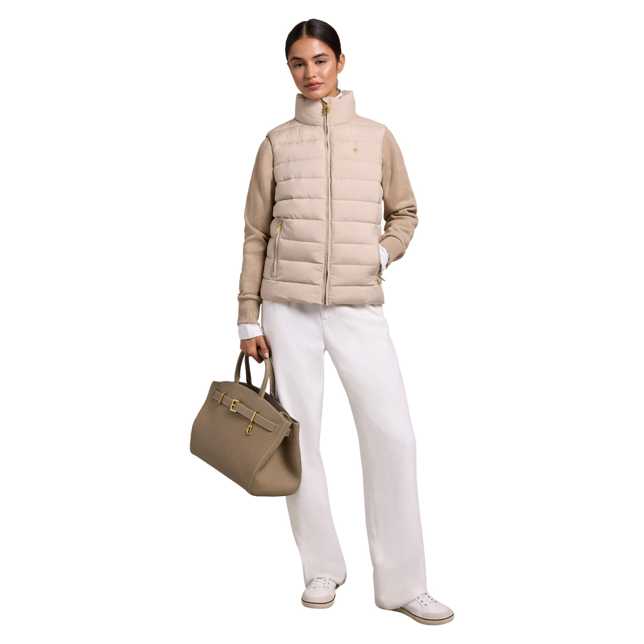 Ferncroft Padded Gilet Putty
