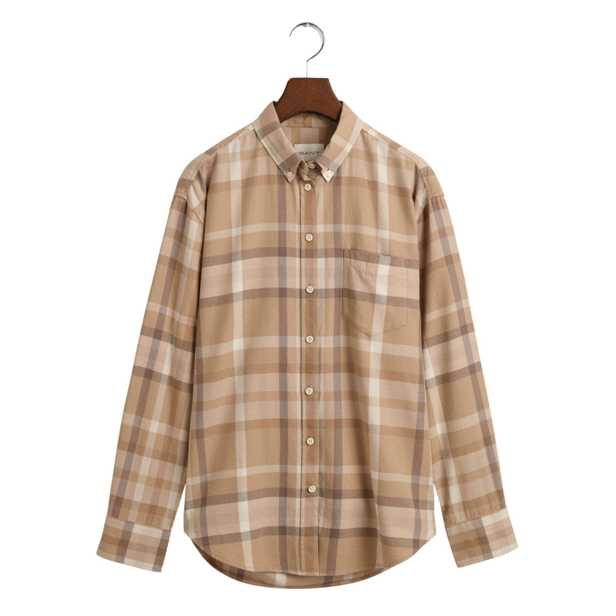 Relaxed Fit Checked Flannel Shirt