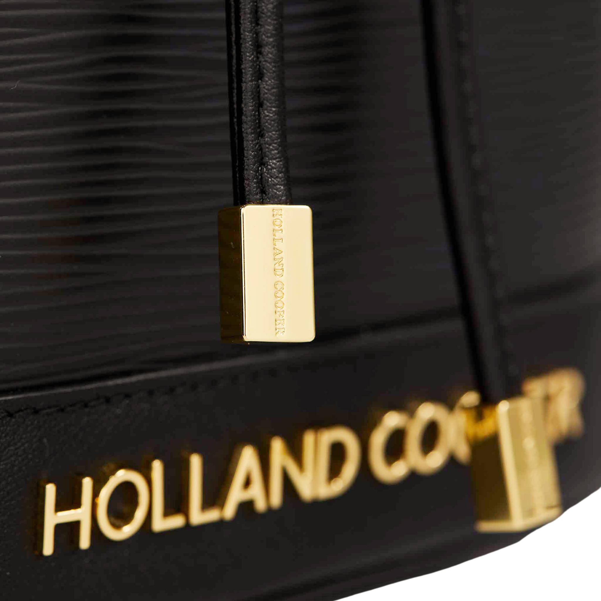 Abbot Bucket Bag Textured Black