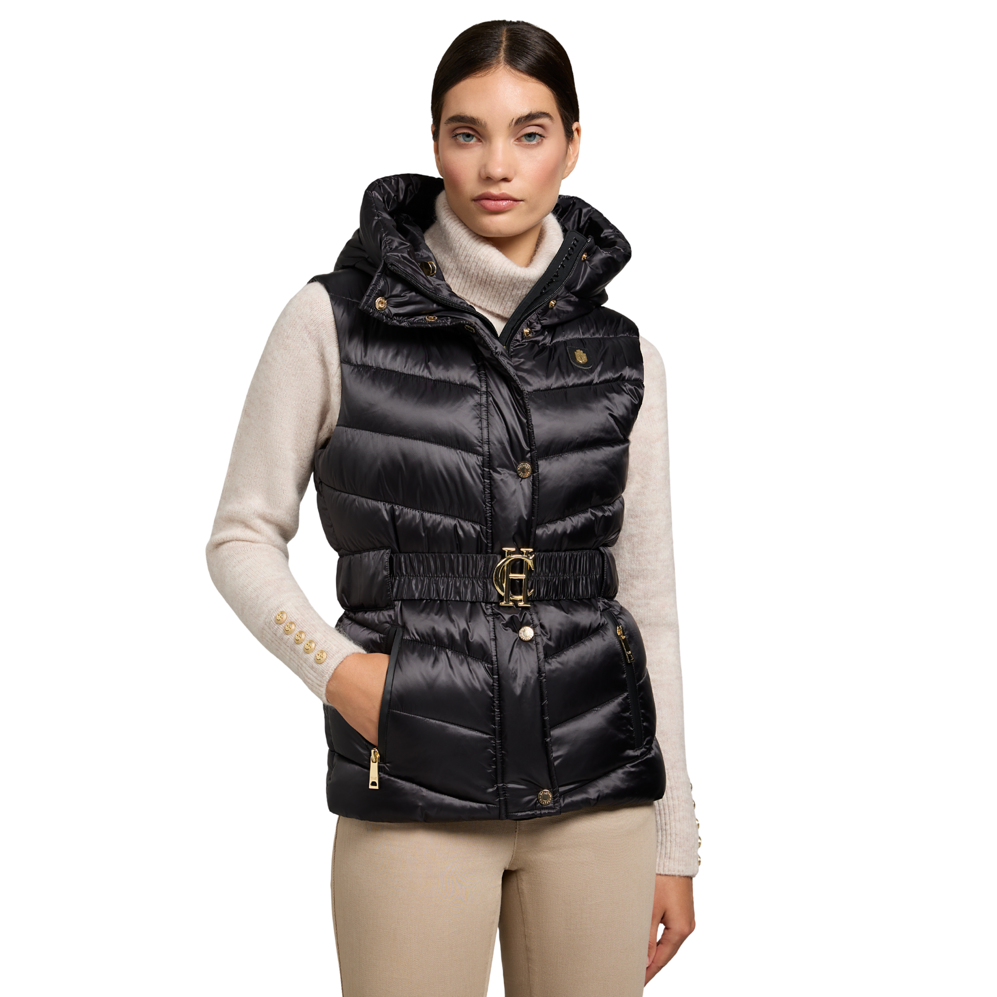Arosa Gilet Deep Black