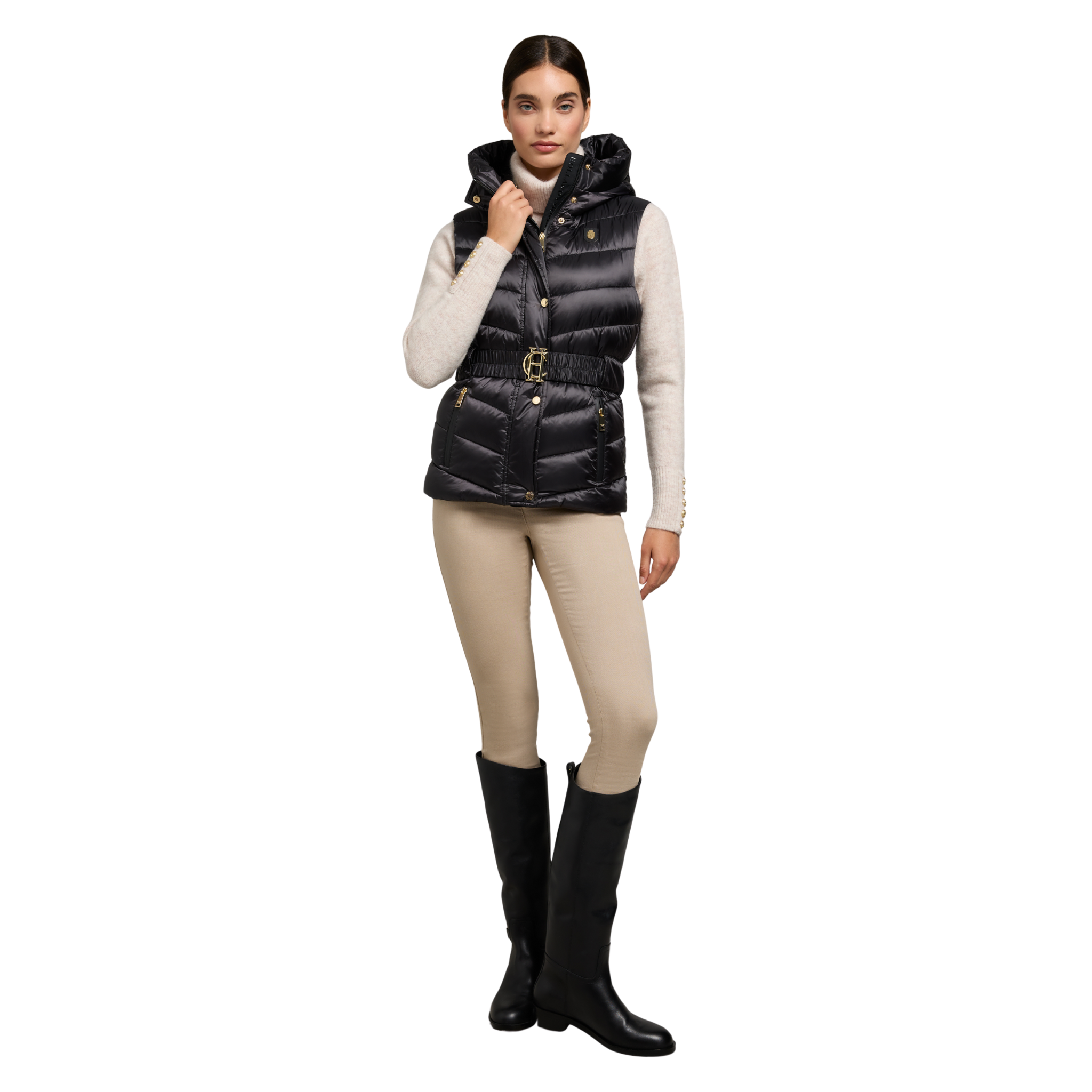 Arosa Gilet Deep Black