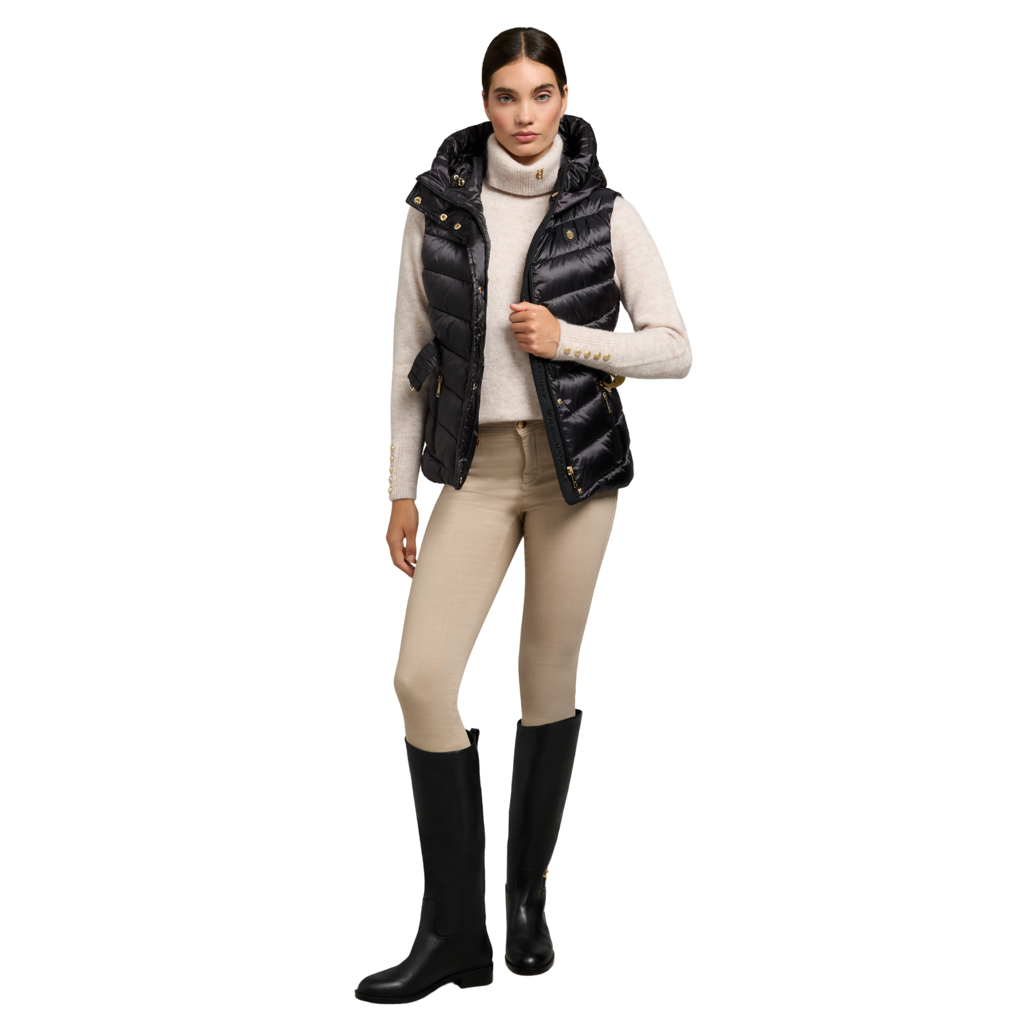 Arosa Gilet Deep Black