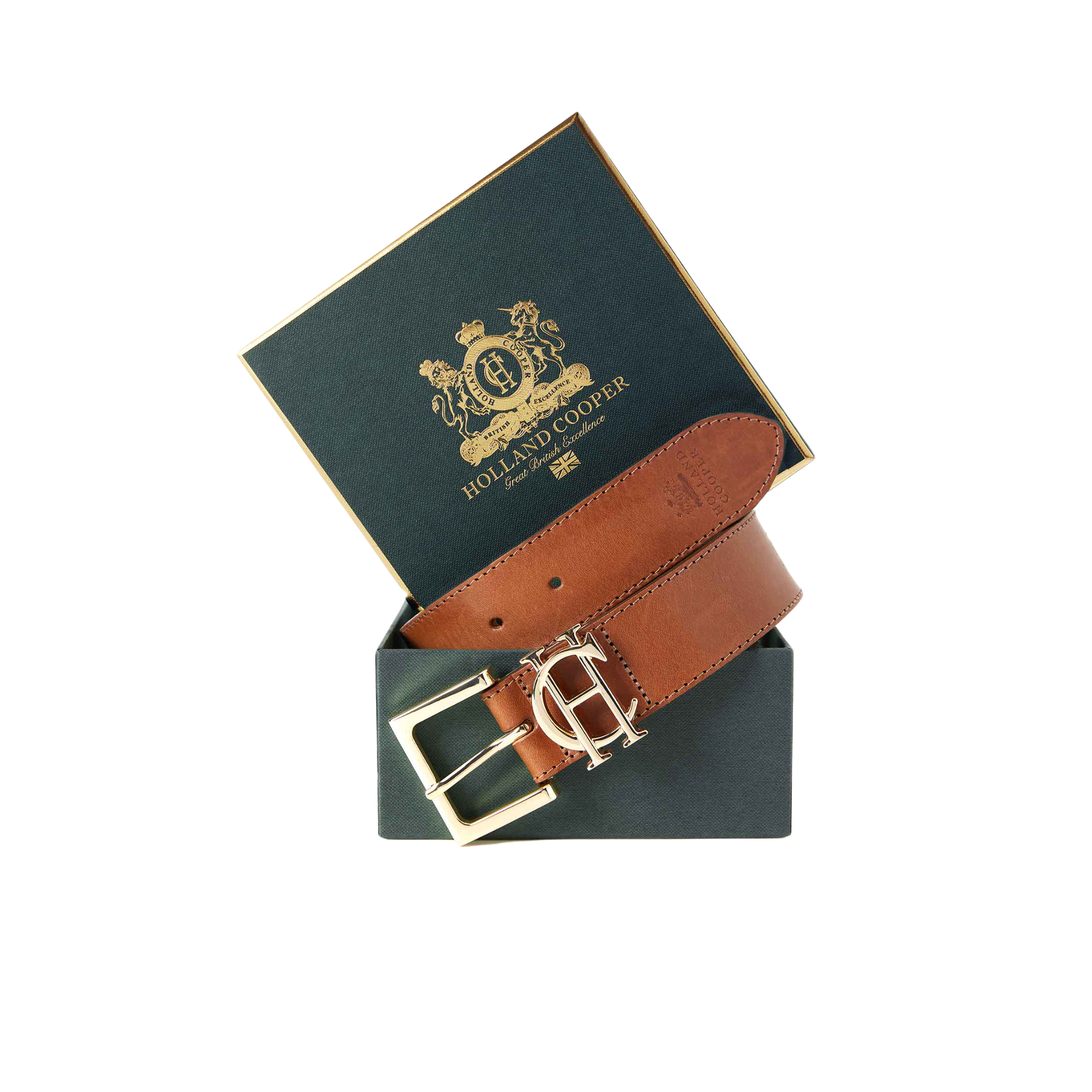 HC Classic Logo Belt Tan