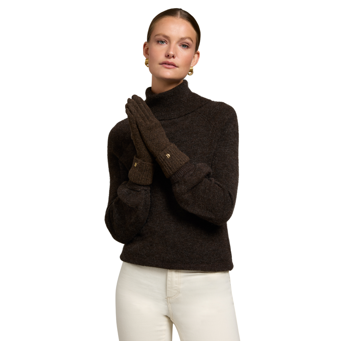 Classic Logo Glove Chocolate